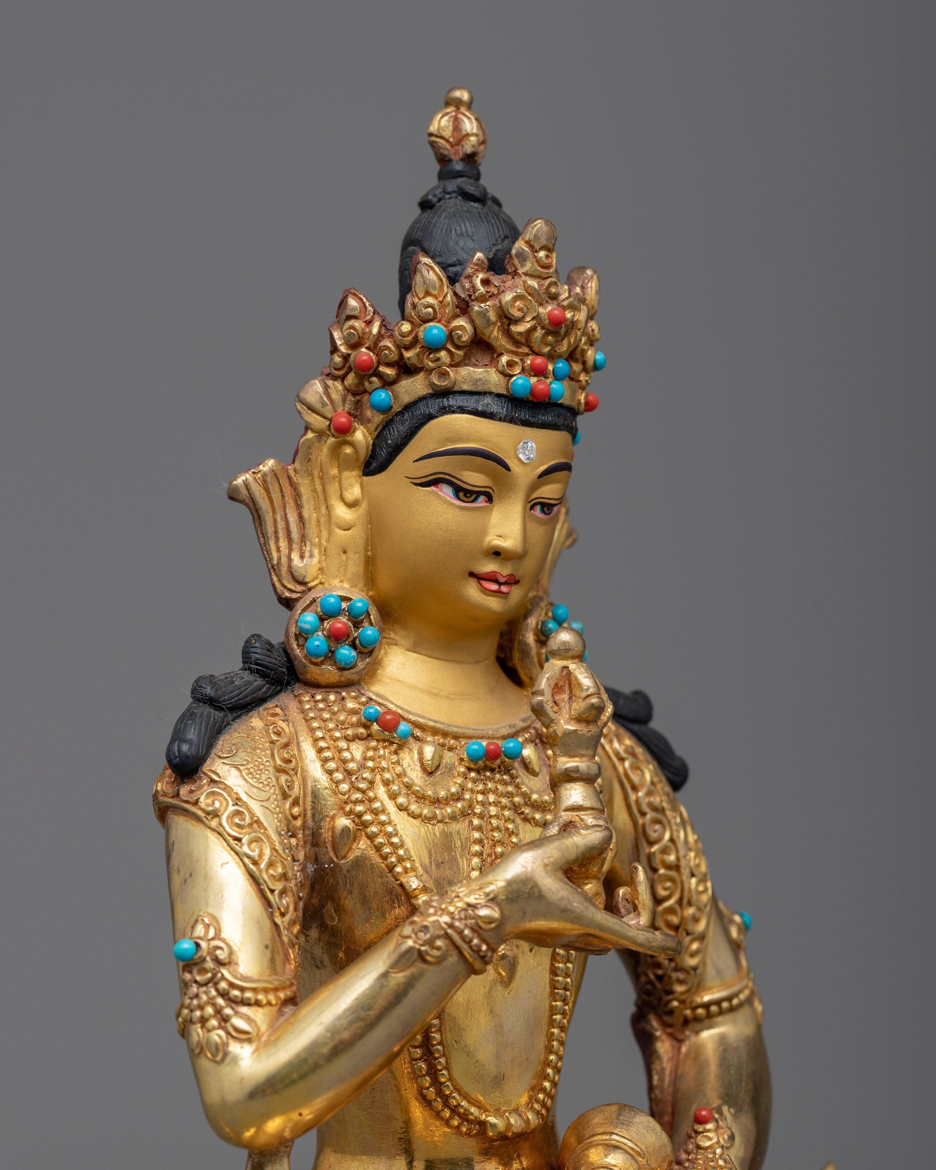Vajrasattva Mantra Short | Beacon of Purity Buddhist Statue