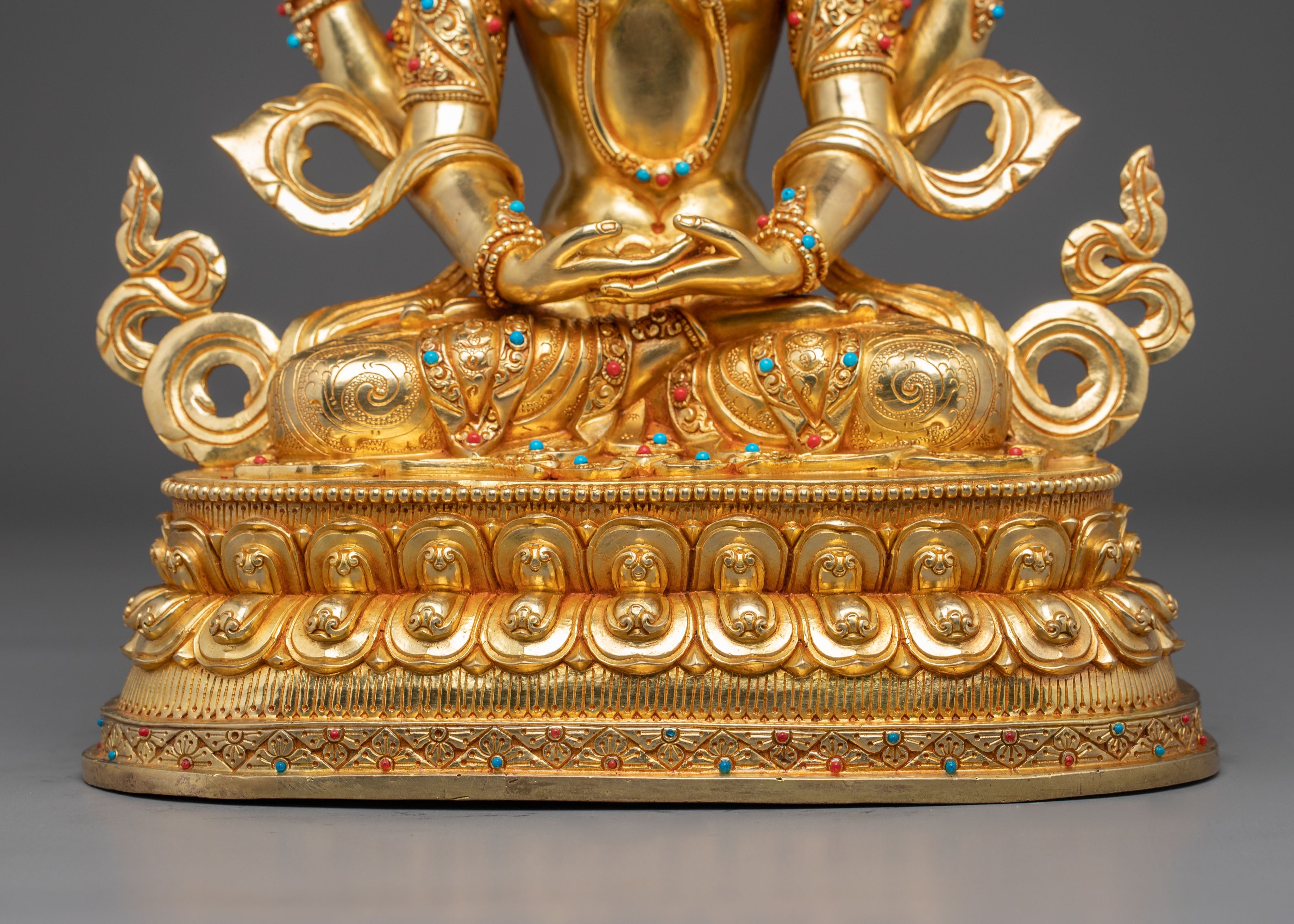 Golden Prajnaparamita Statue: The Wisdom Embodiment