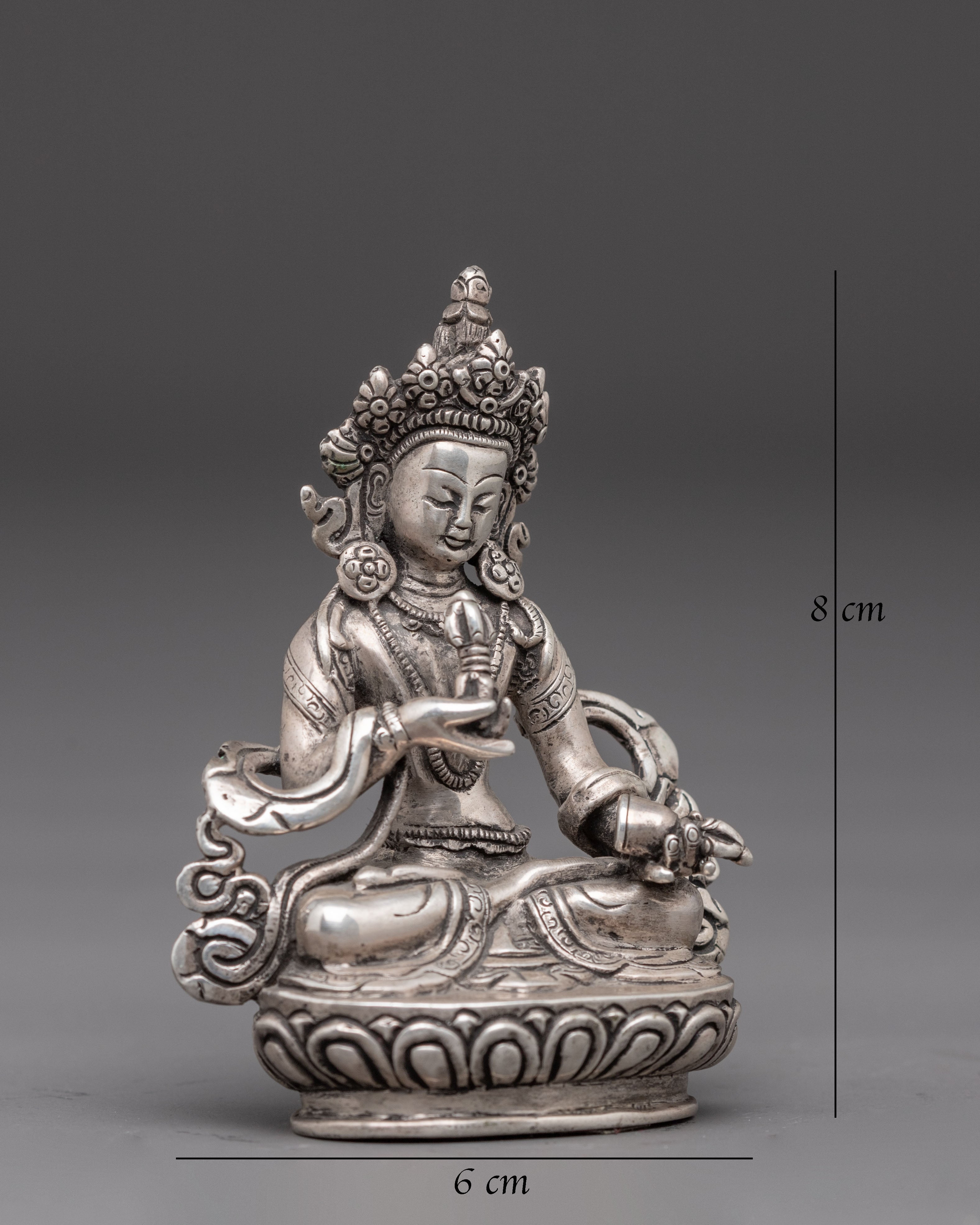Silver Statue of Vajrasattva