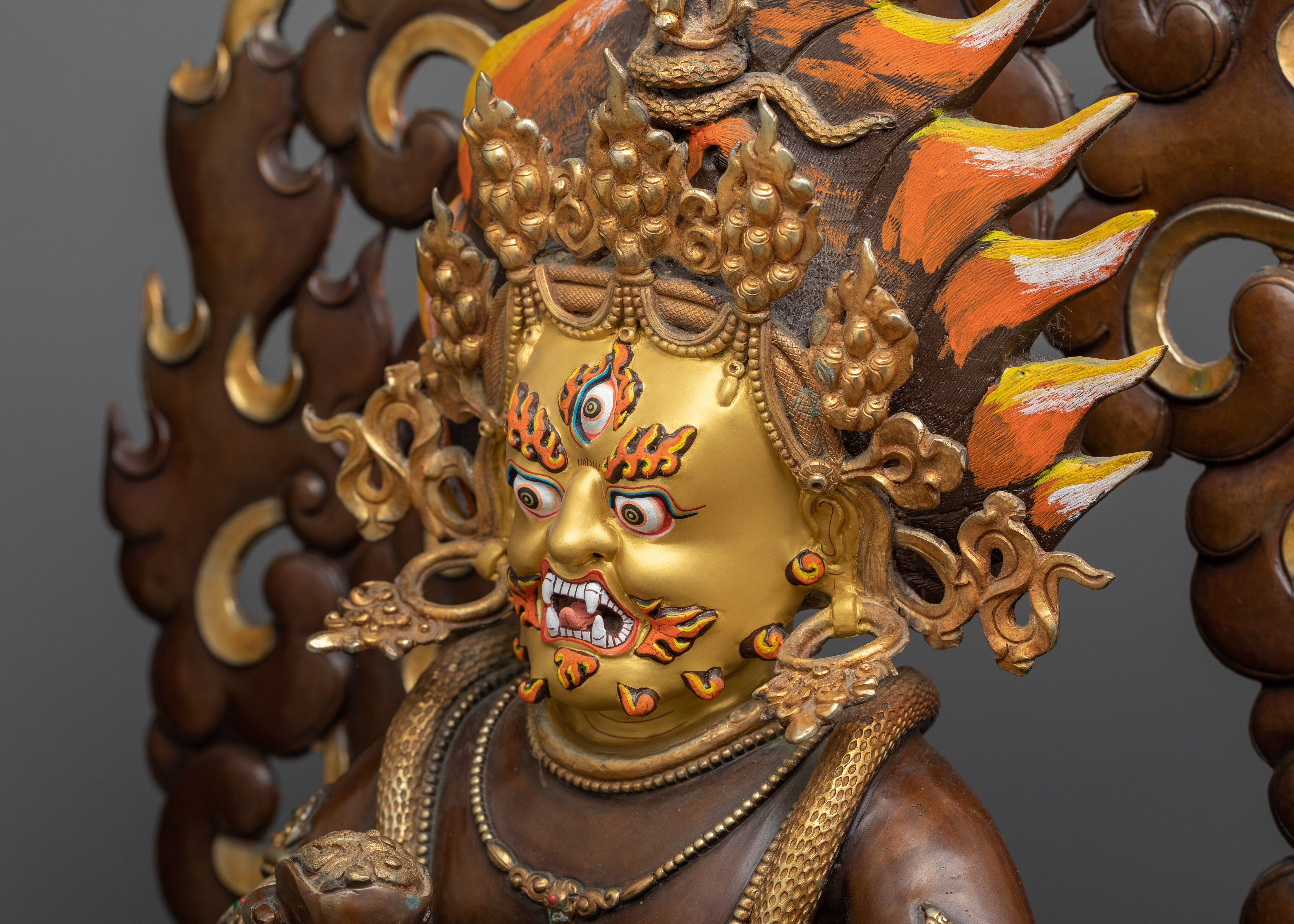 Kuber Statue for Wealth | Black Dzambhala The Majestic Beacon of Affluence