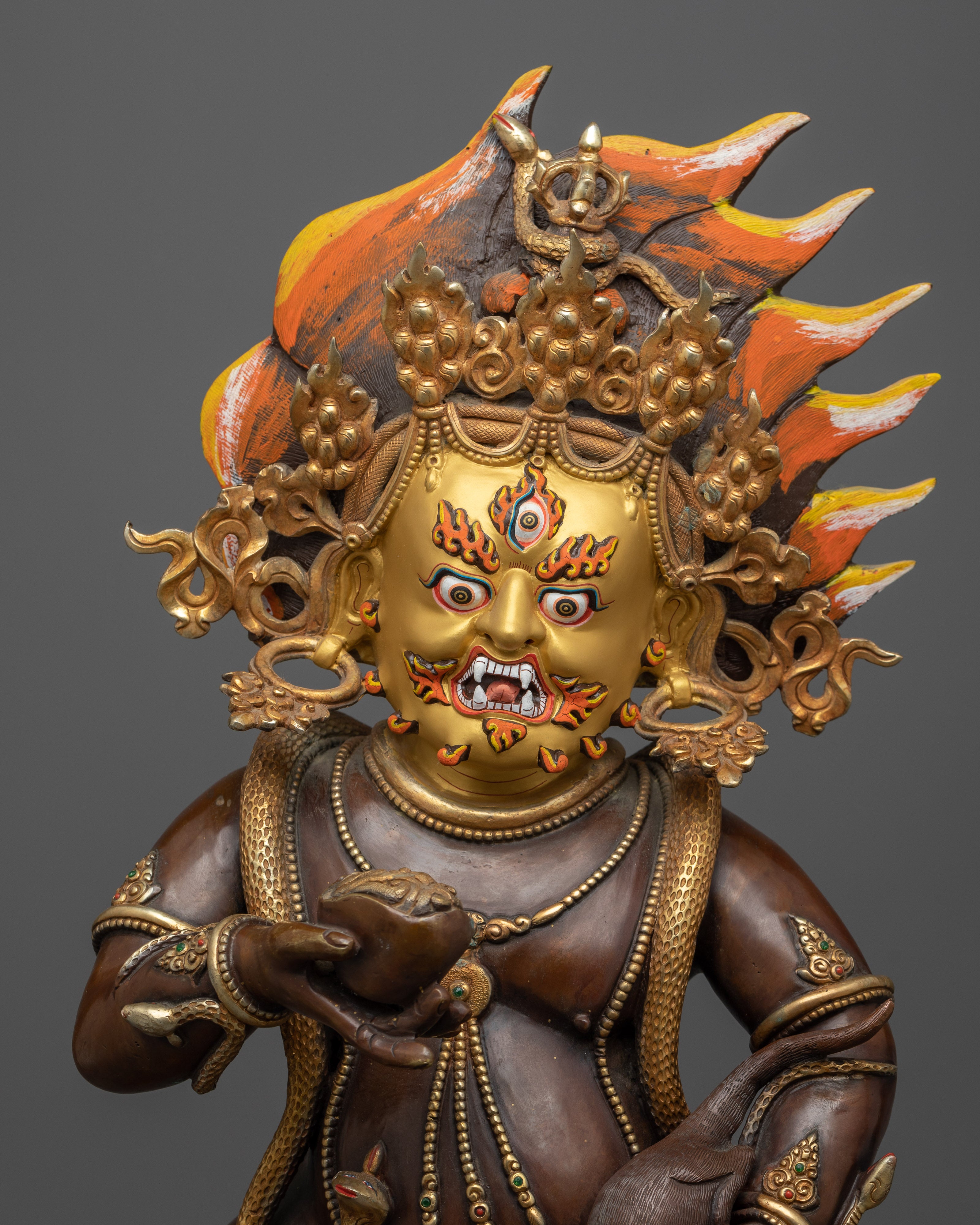 Kuber Statue for Wealth | Black Dzambhala The Majestic Beacon of Affluence