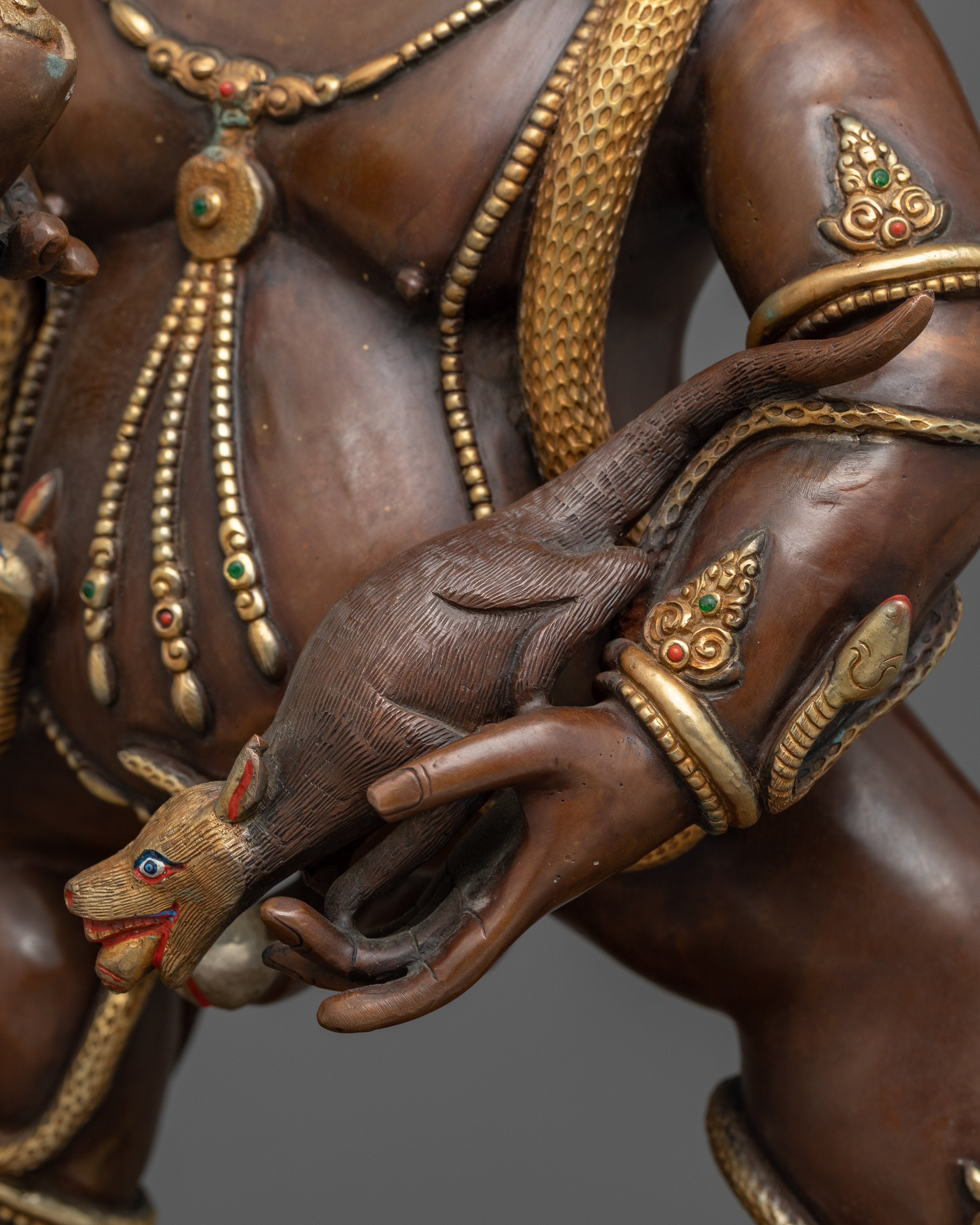 Kuber Statue for Wealth | Black Dzambhala The Majestic Beacon of Affluence