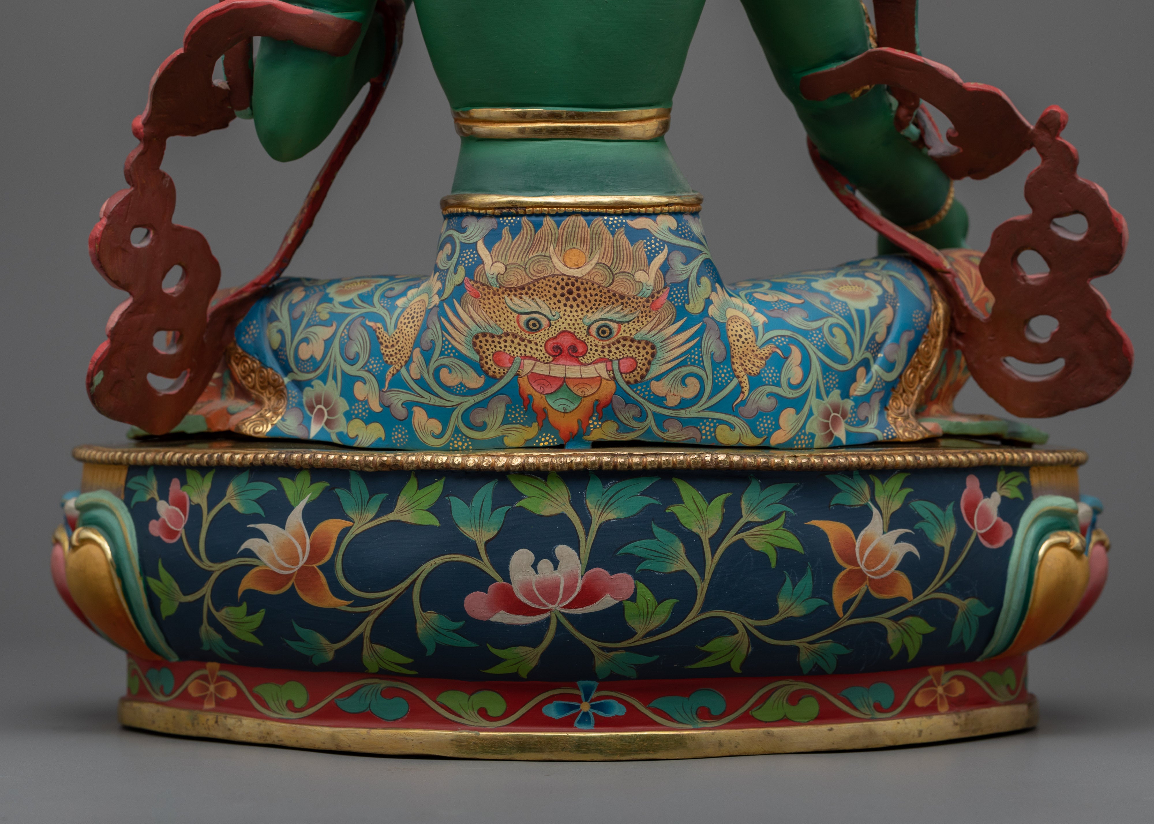 Green Dolma Statue | The Verdant Embodiment of Swift Assistance