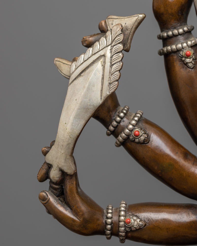 14-Arms Mahakala & Consort | Majestic Spiritual Harmony