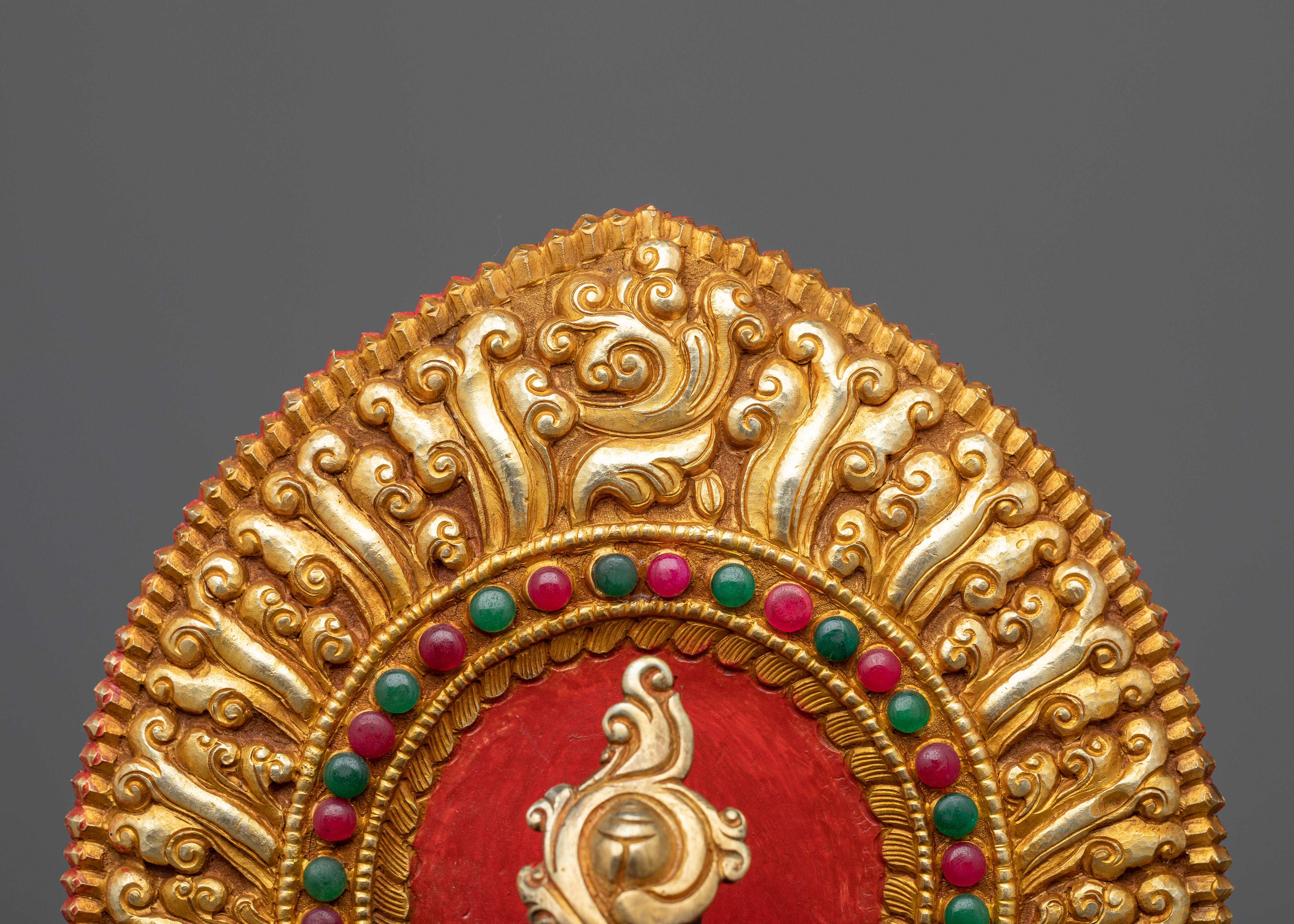 Yellow Dzambala Statue | Beacon of Prosperity and Grace