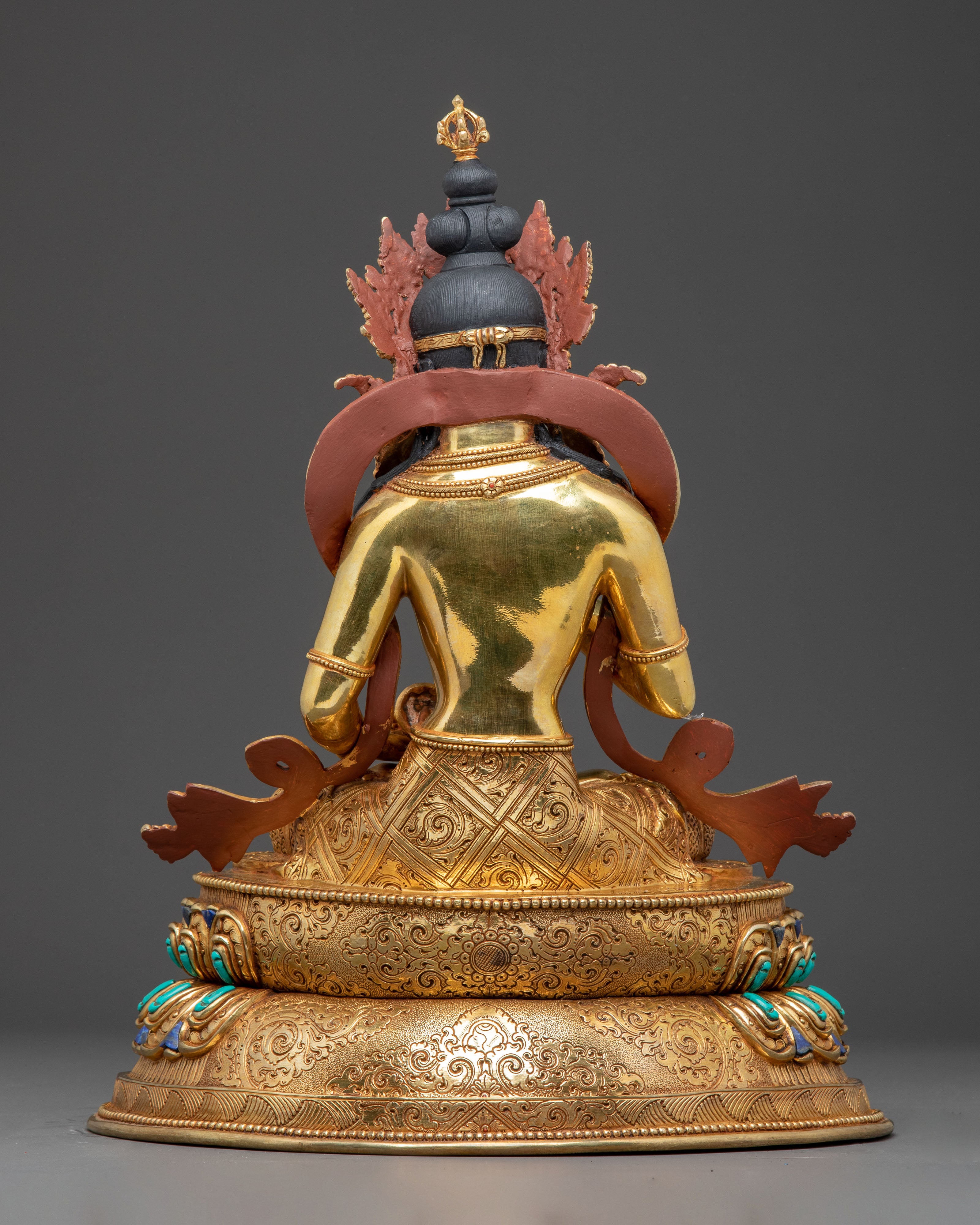 Handmade Vajrasattva Copper Statue: Karma Cleansing Deity