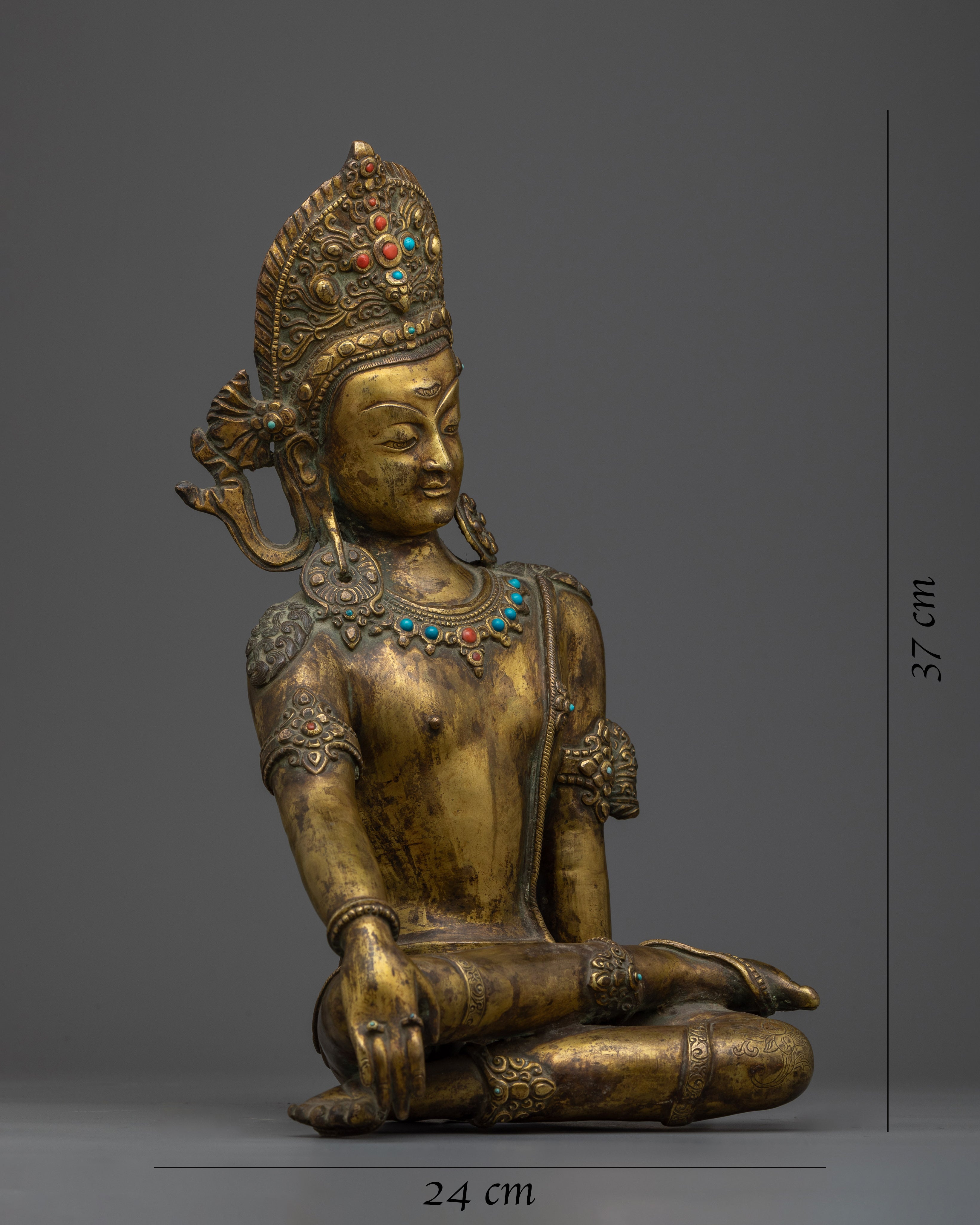 Buddhist Indra Statue