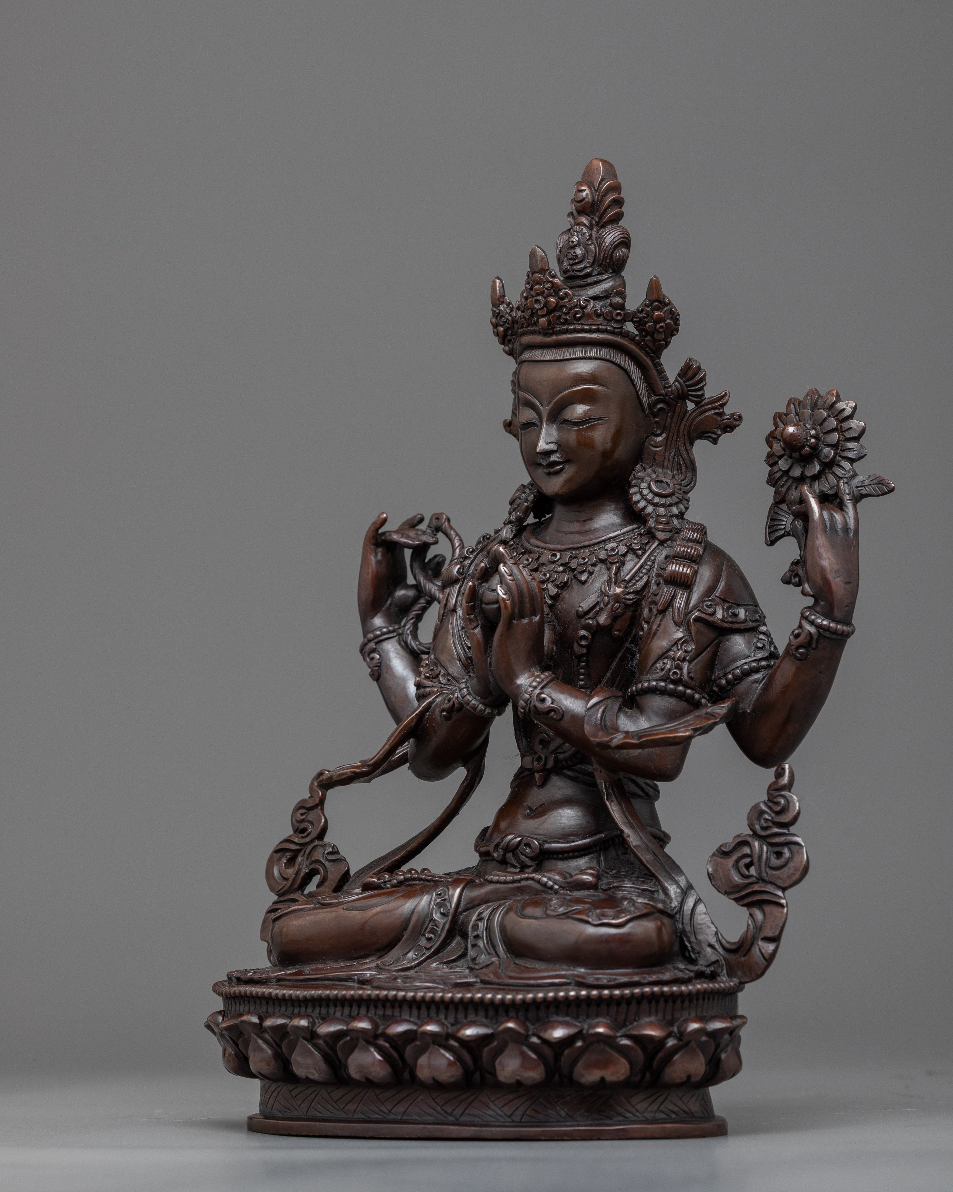 statue for chenrezig empowerment 2023