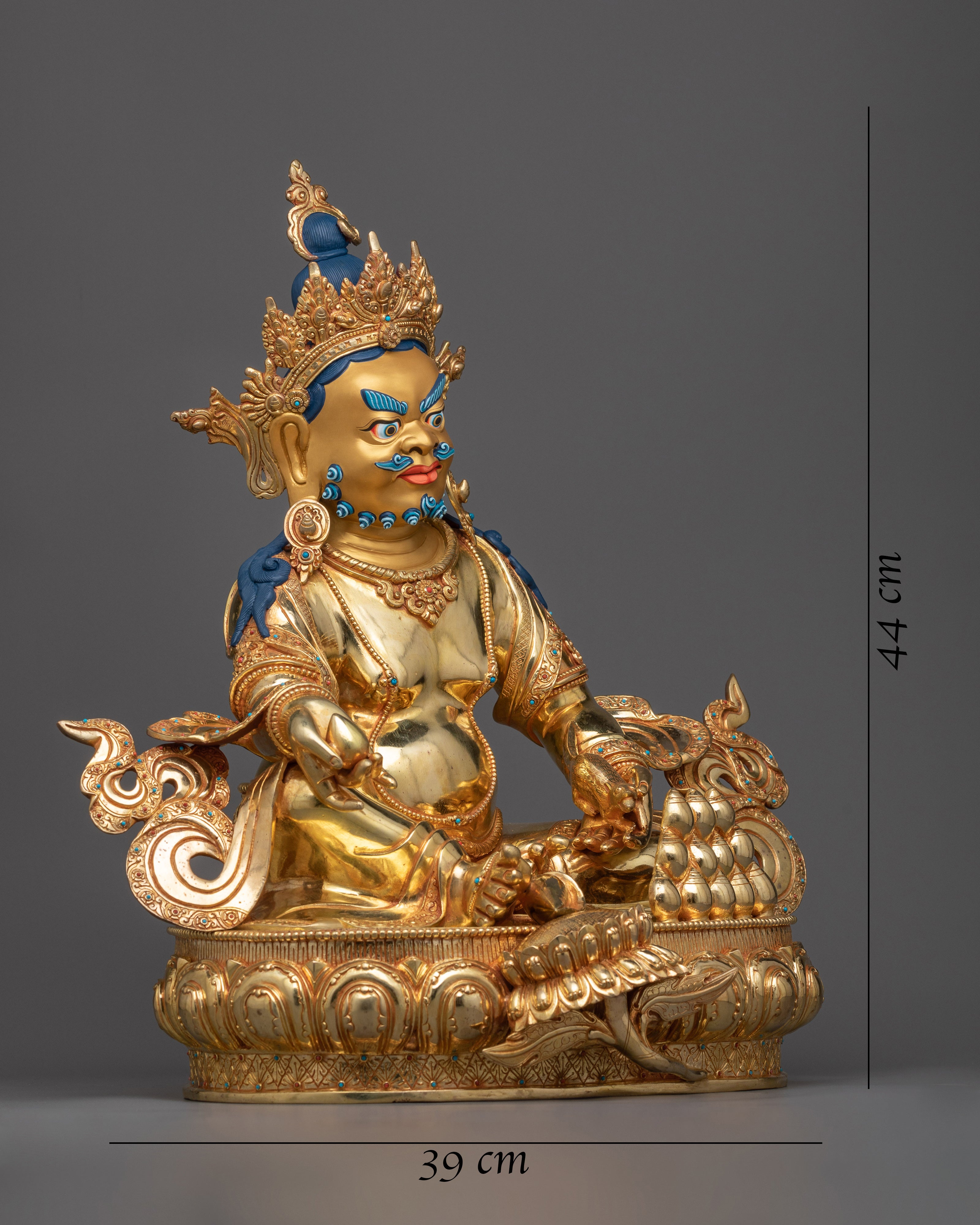 yellow-dzambhala-sadhana-statue