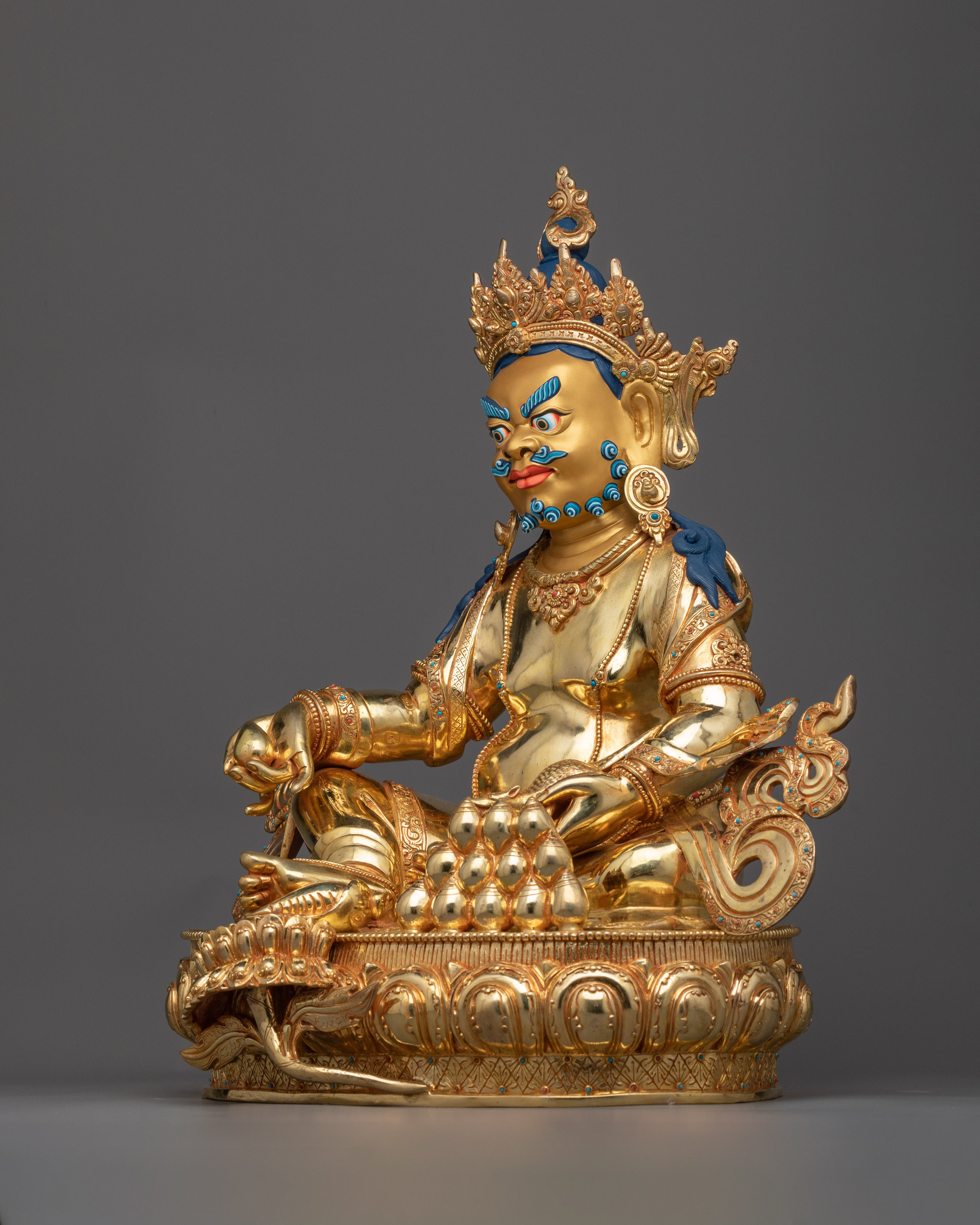 yellow-dzambhala-sadhana-statue