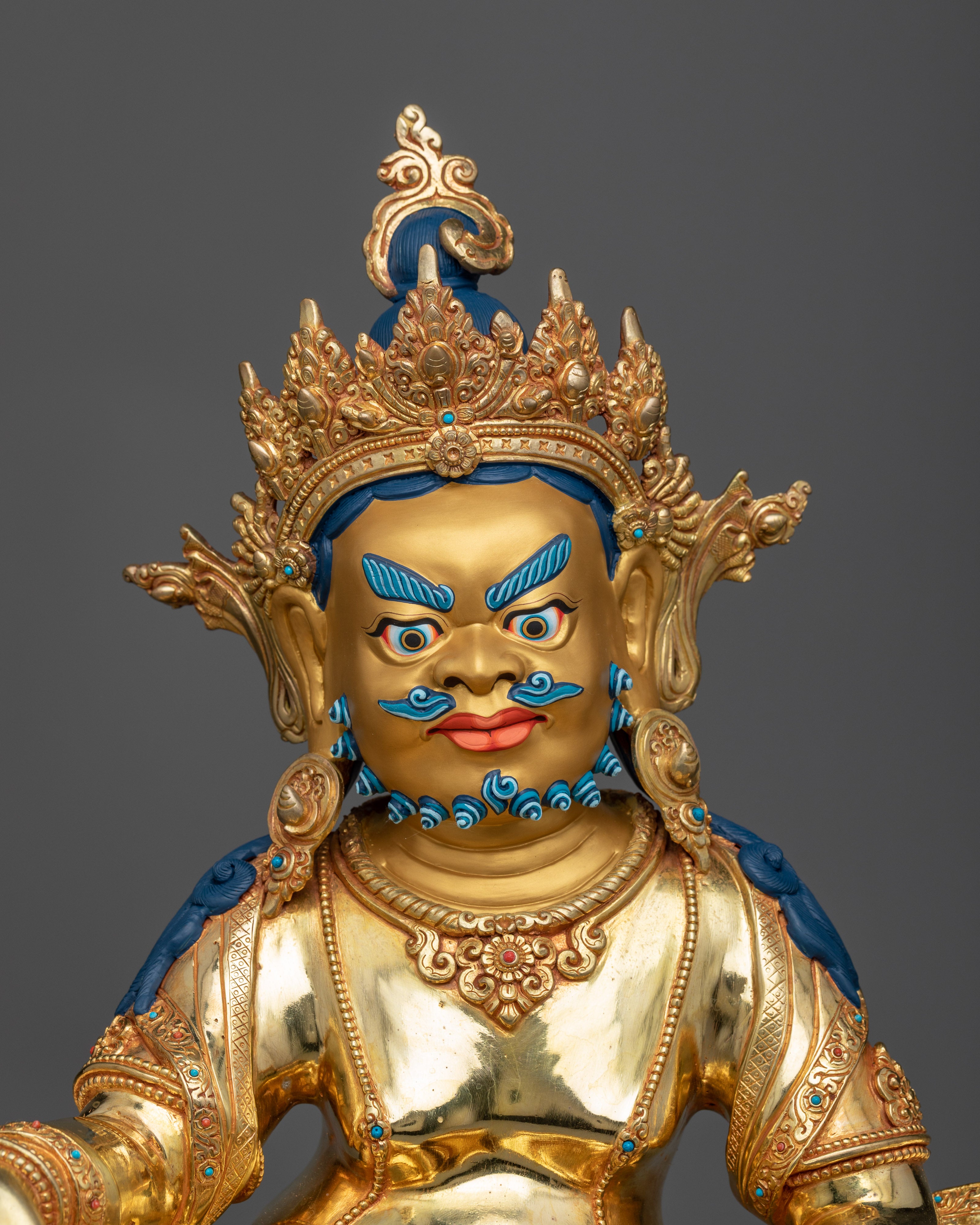 yellow-dzambhala-sadhana-statue