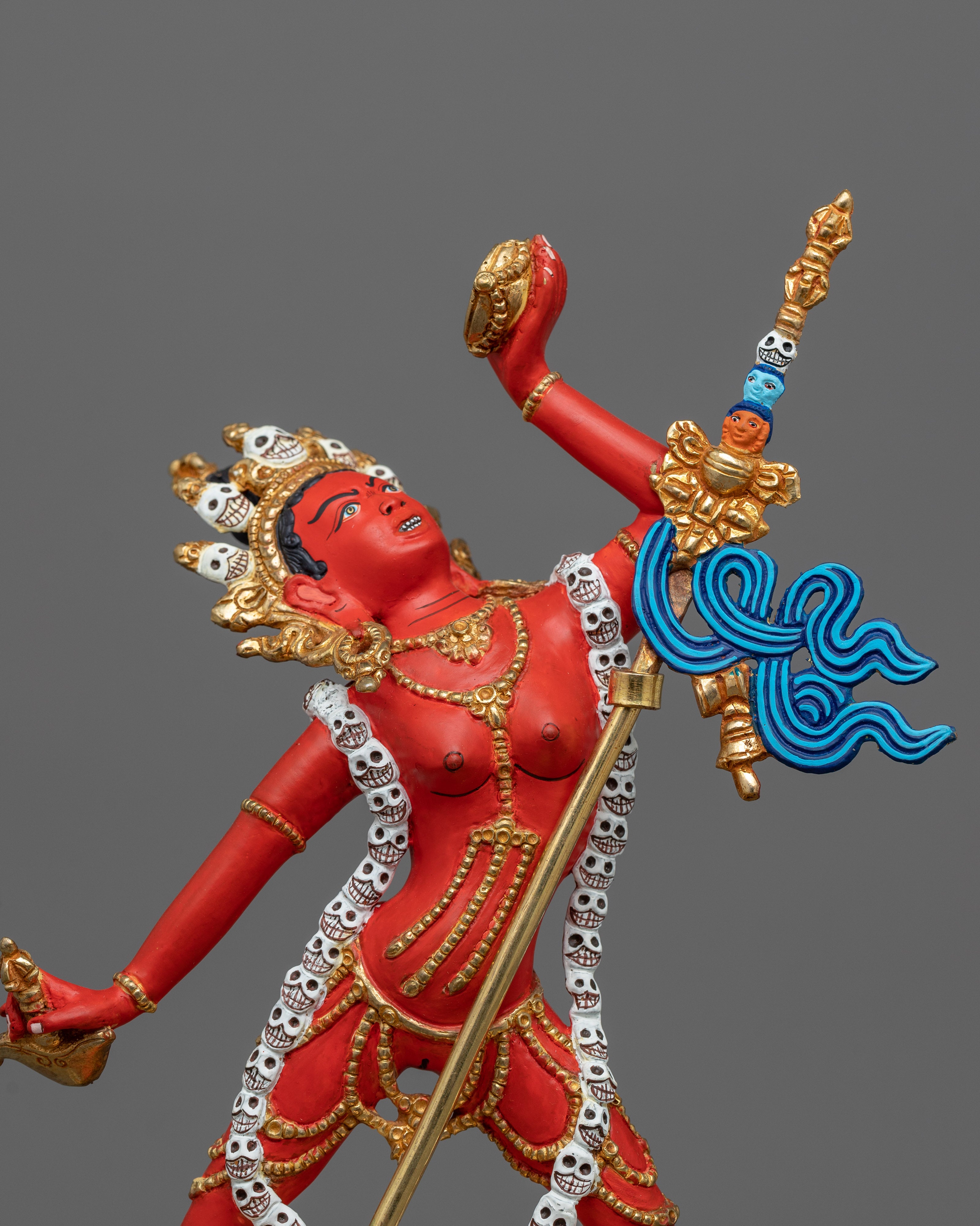 The Enchanting Naro Dakini | A Beacon of Feminine Divinity in Copper and Gold