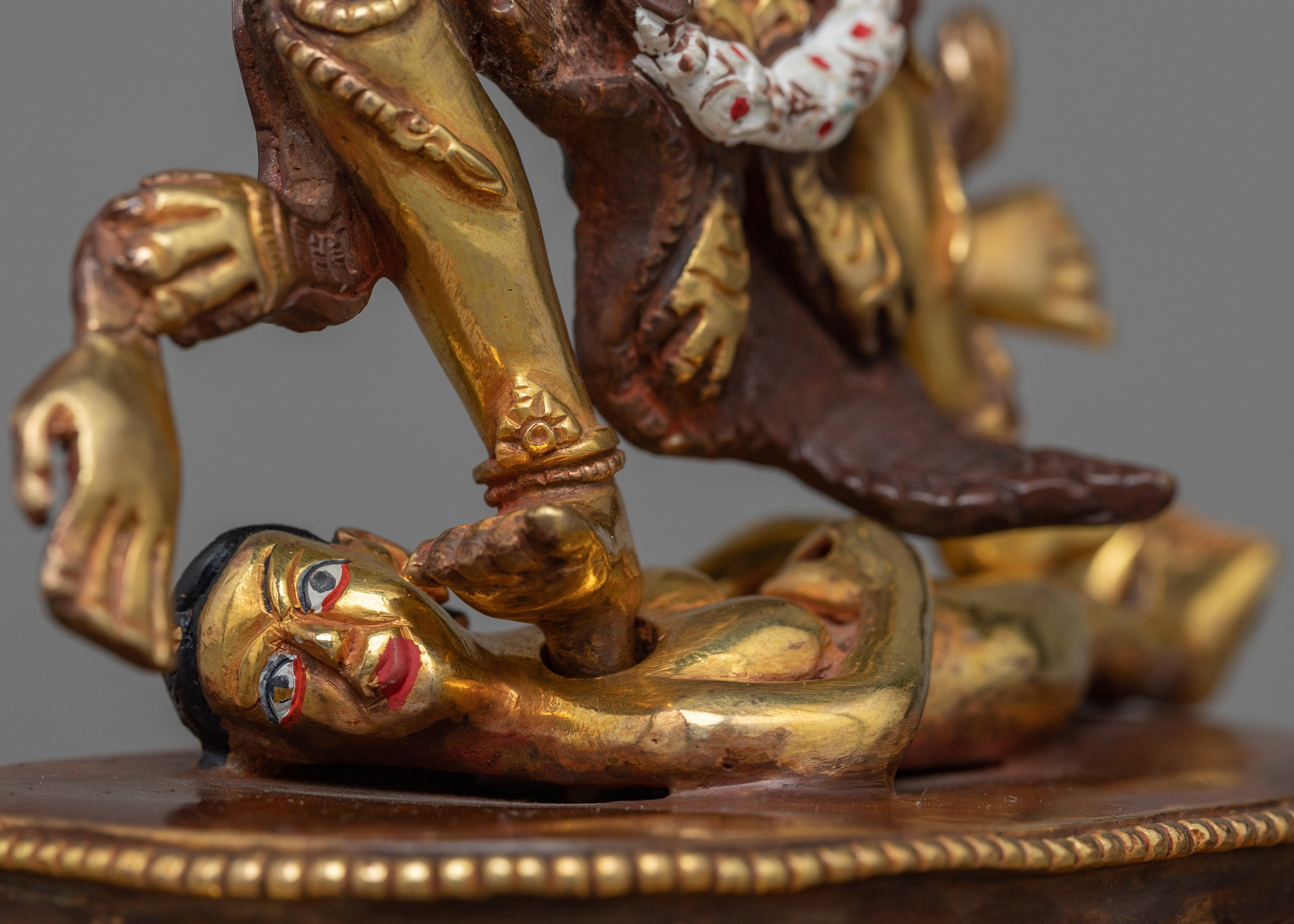 The Triad: Ekajati, Rahula, and Dorje Legpa Unveiled | Himalayan Buddhist Artwork