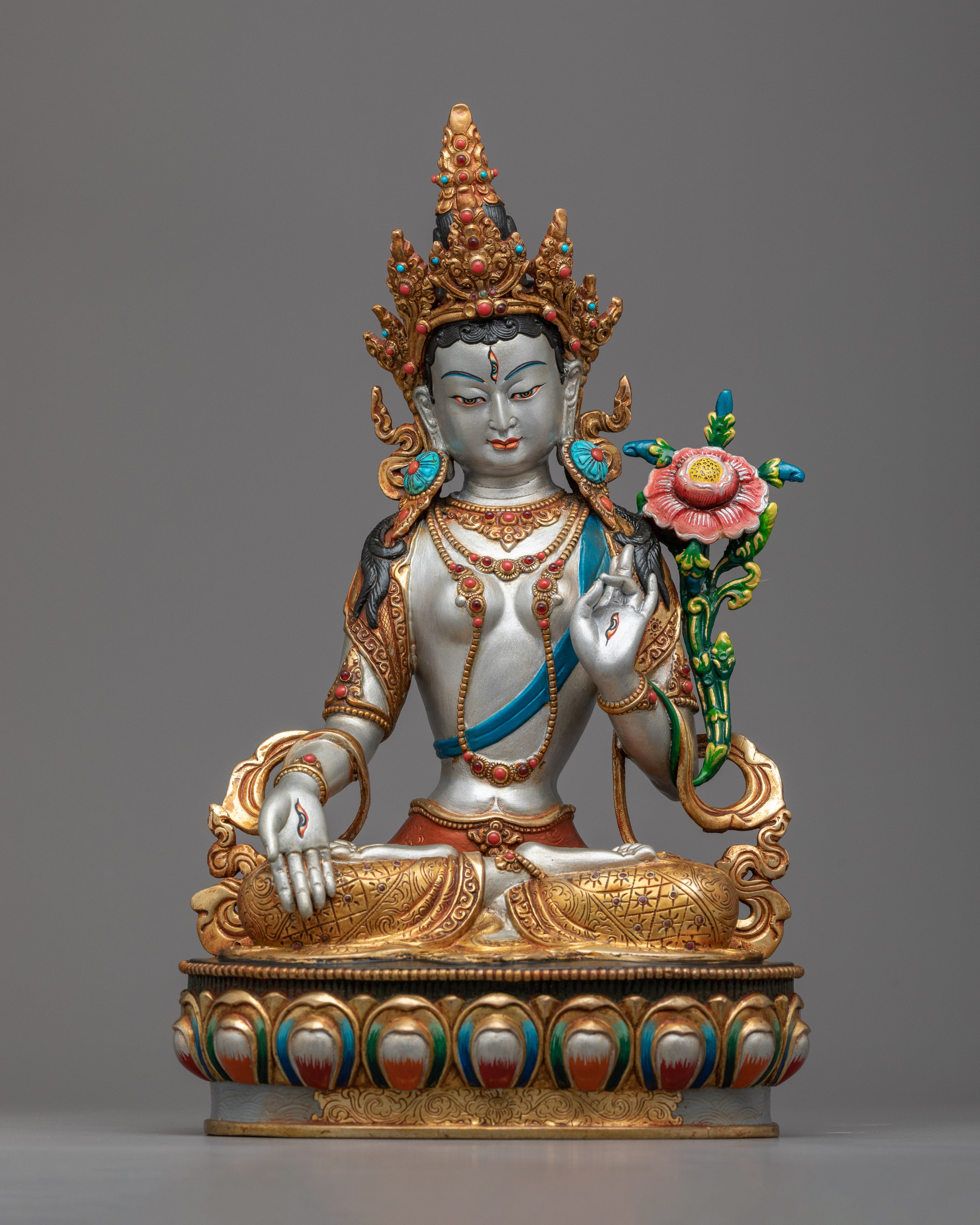 white-tara-sculpture-for-buddhist-shrine