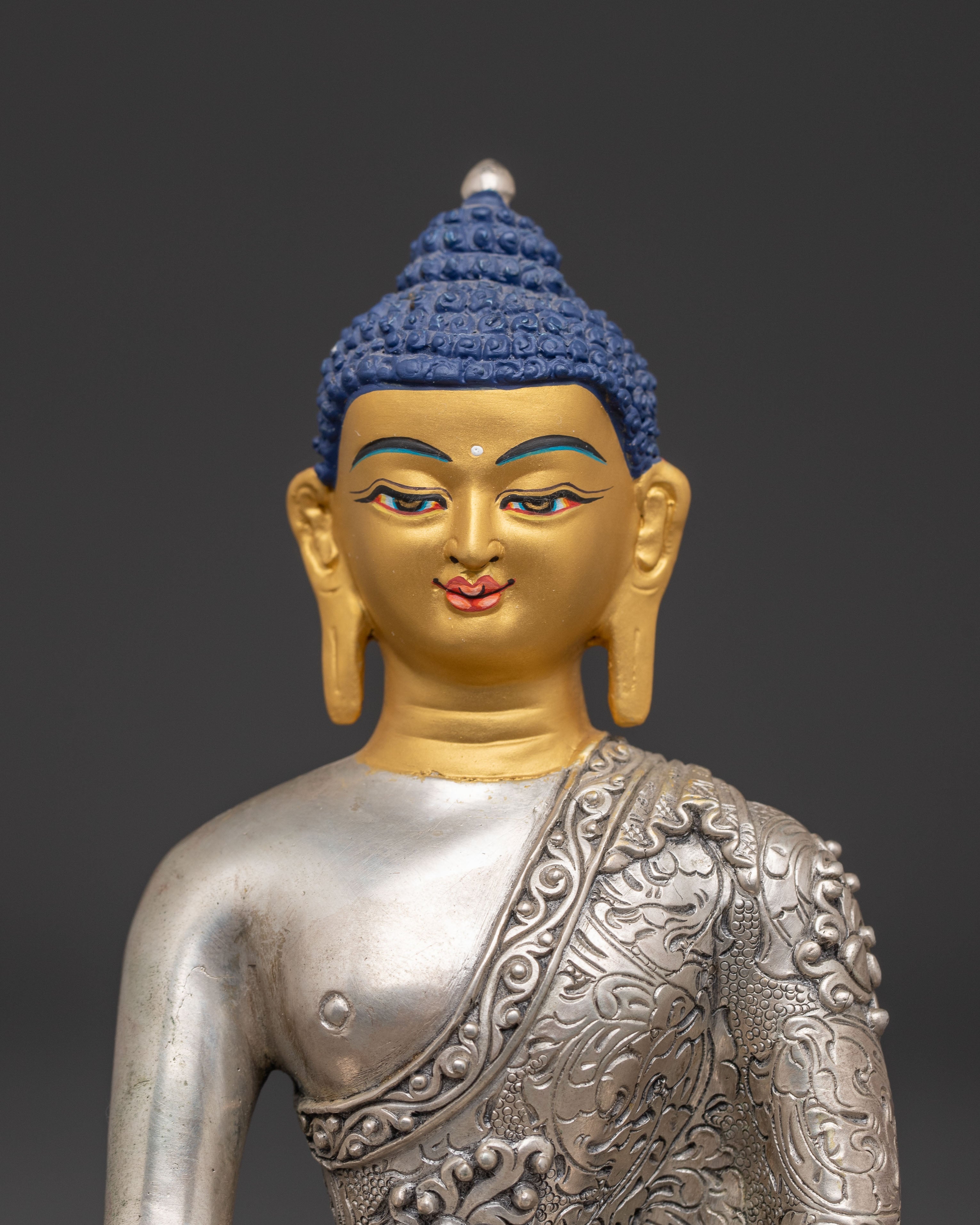 Buddha Shakyamuni Himalayan Statue | Historical Gautama Buddha