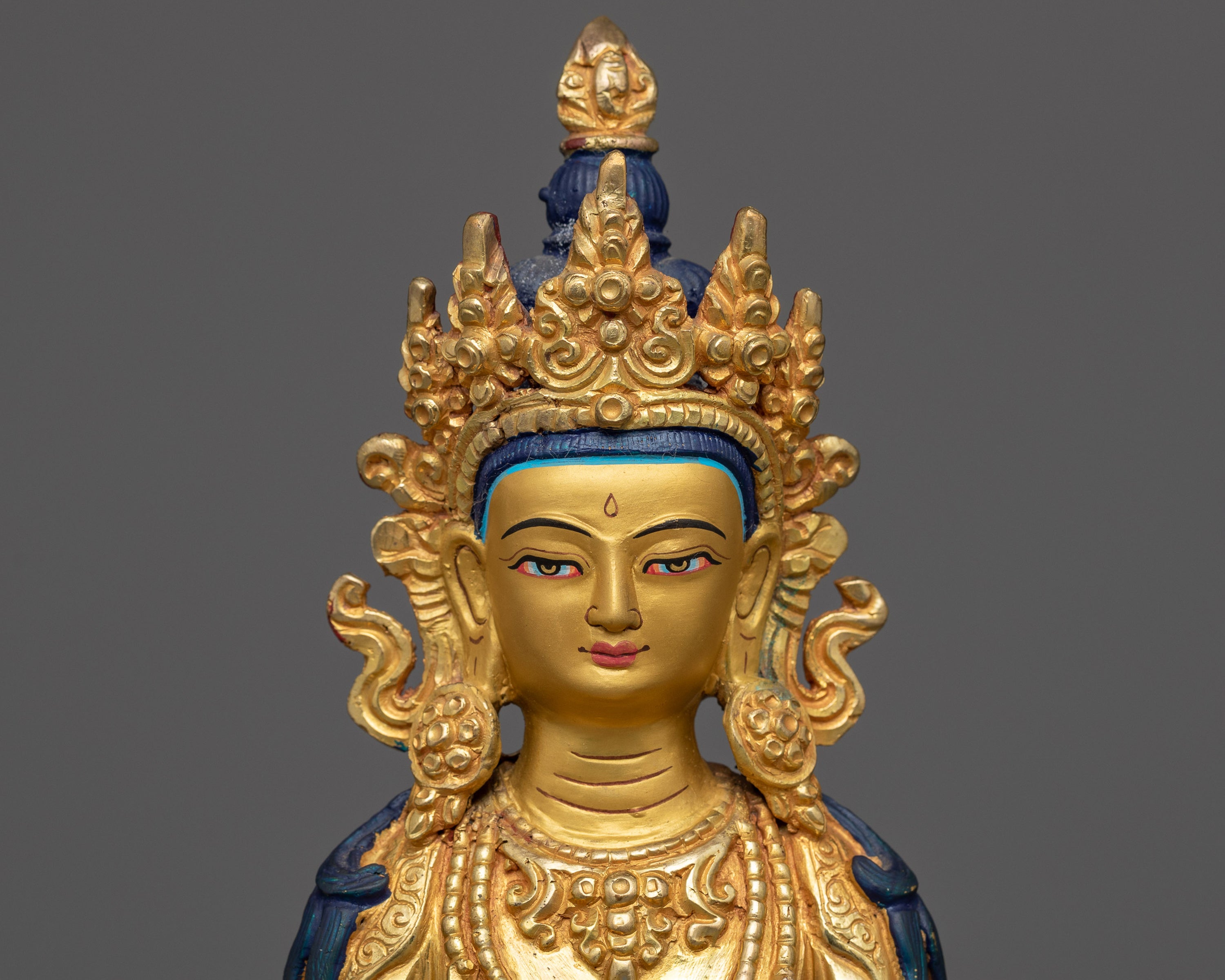 Amitayus Gold Statue | Buddha of “Infinite Life