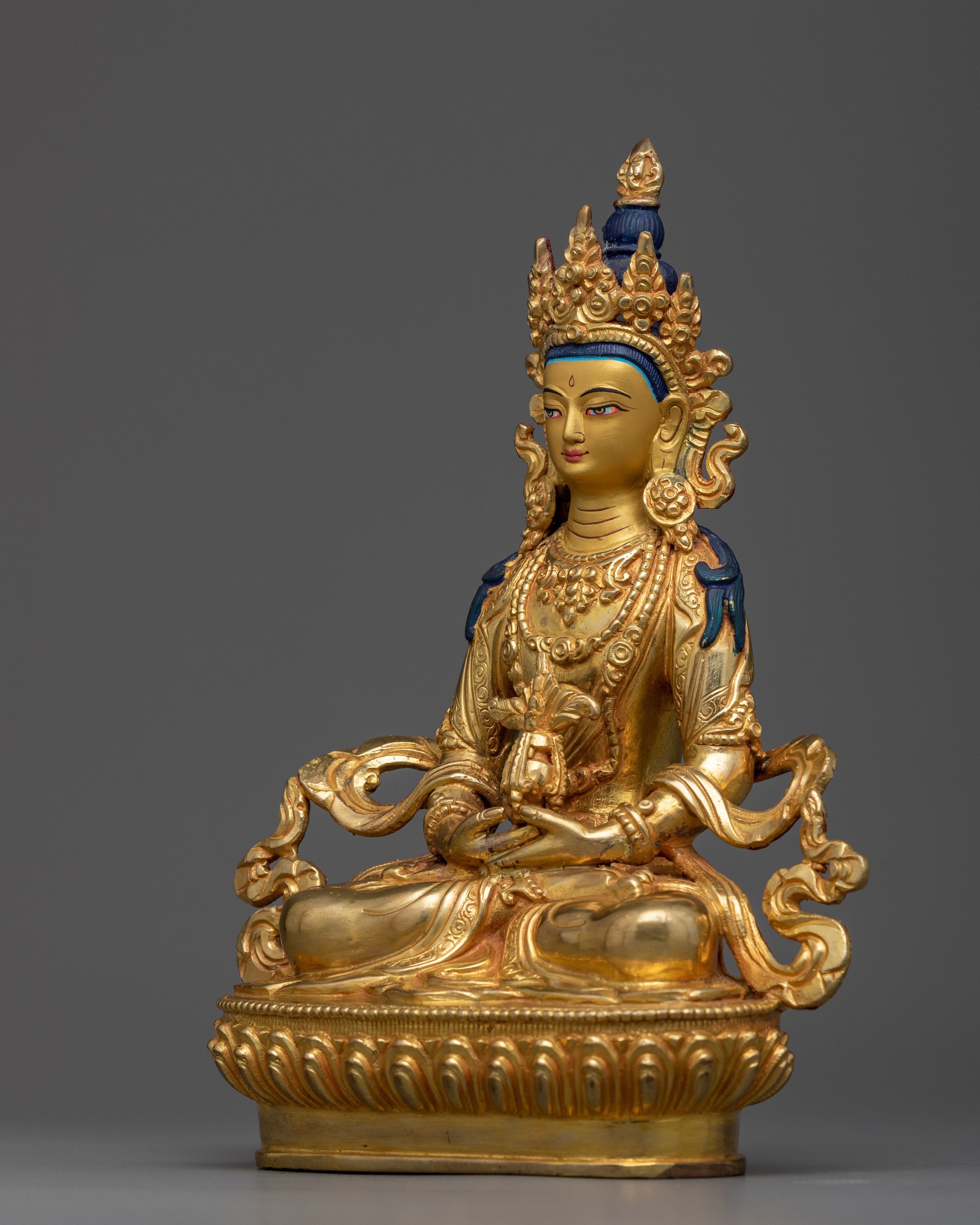 Amitayus Gold Statue | Buddha of “Infinite Life