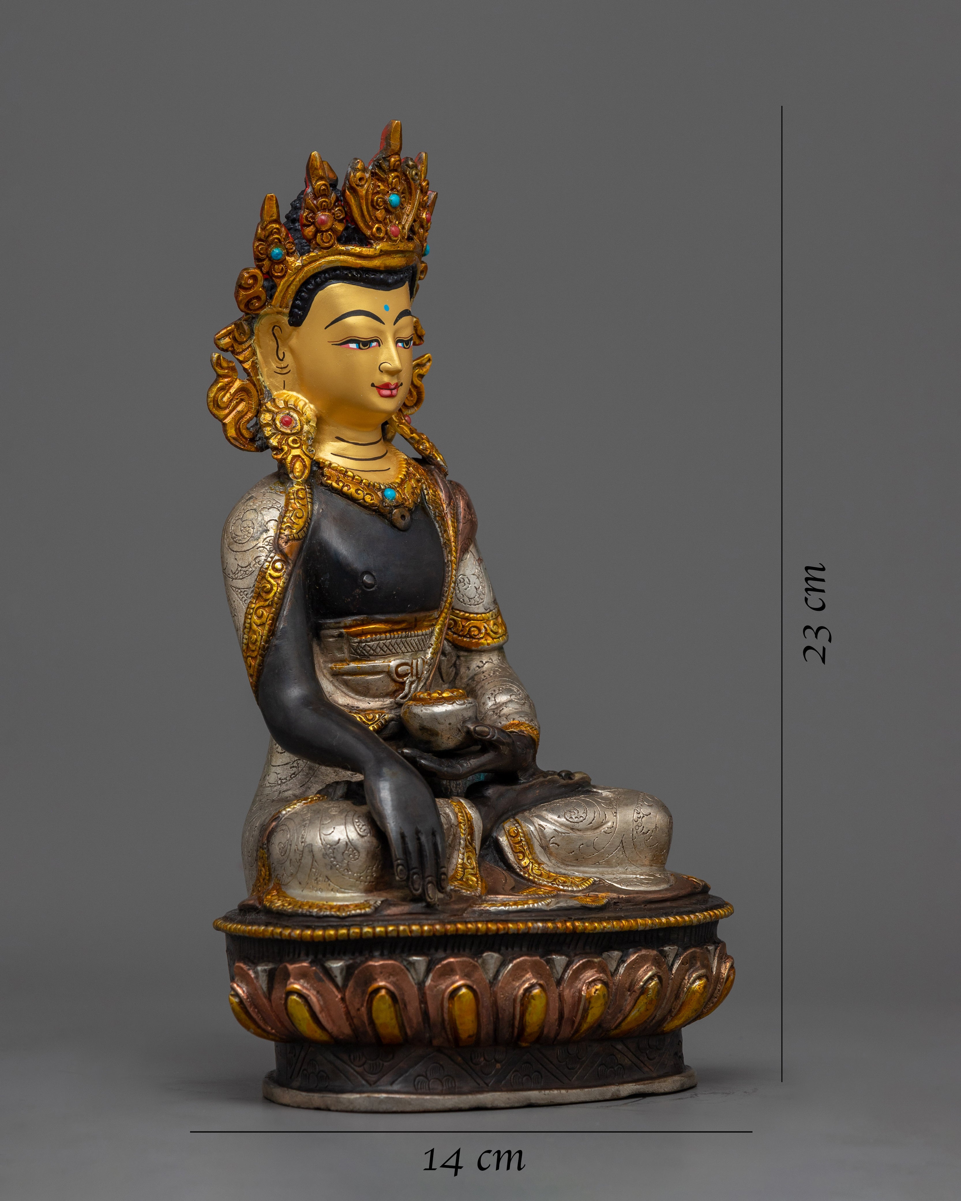 Shakyamuni Buddha Statue 9 Inch