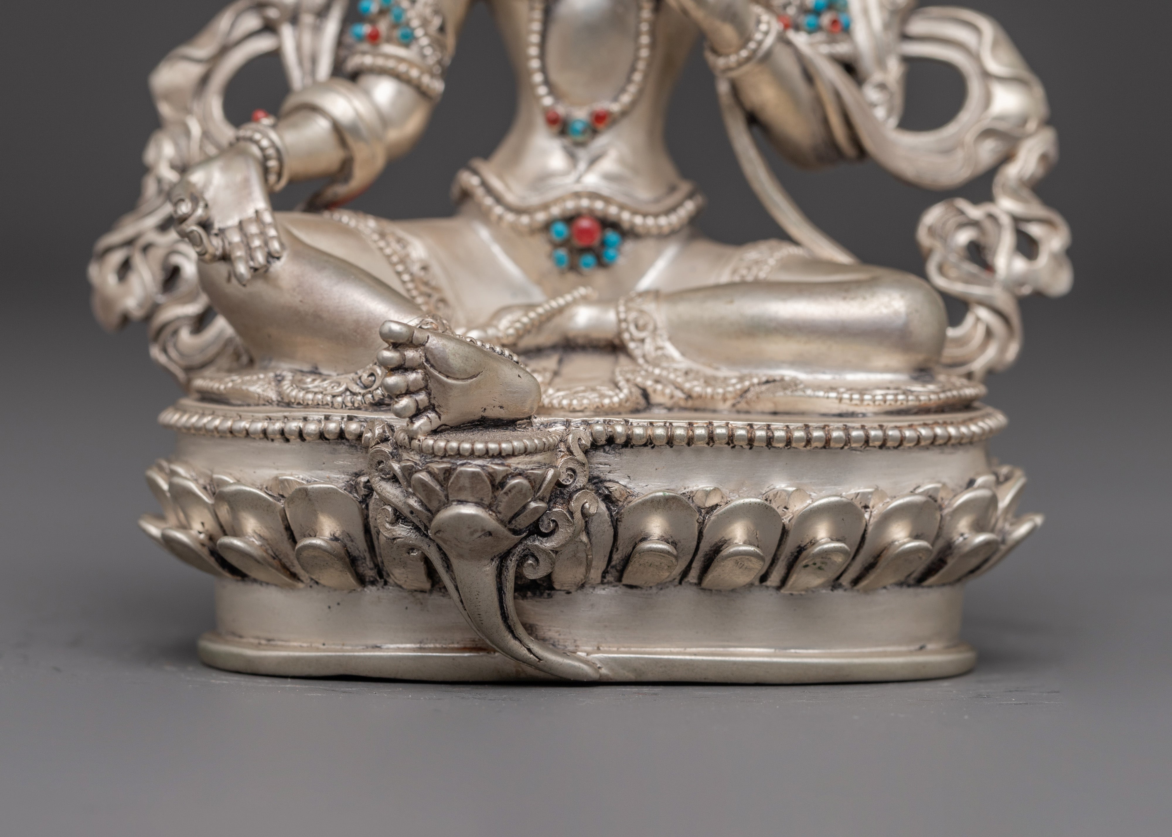 Handmade Statue of Green Tara, Mother of Liberation | Compassion Deity