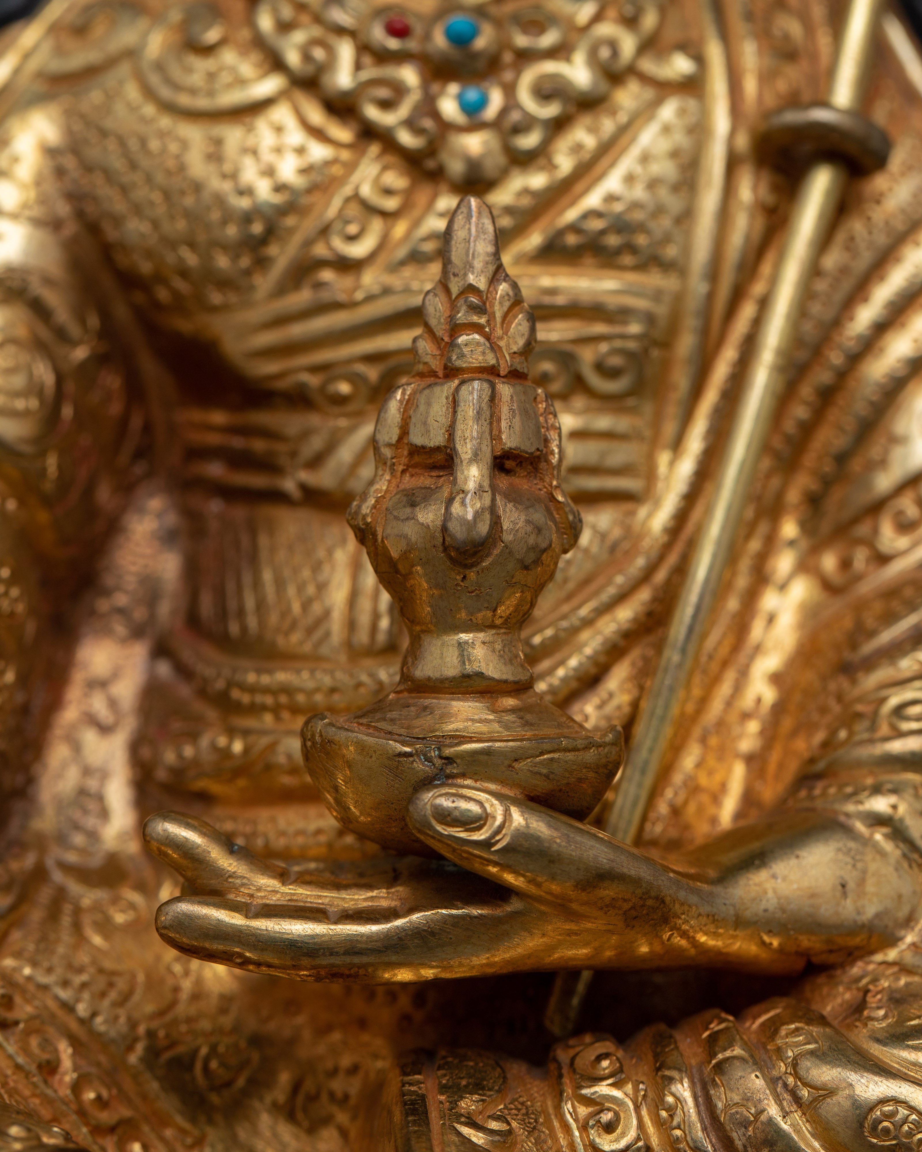 Guru Rinpoche Statue 9 Inch | Second Buddha Who Taught Vajrayana in Tibet