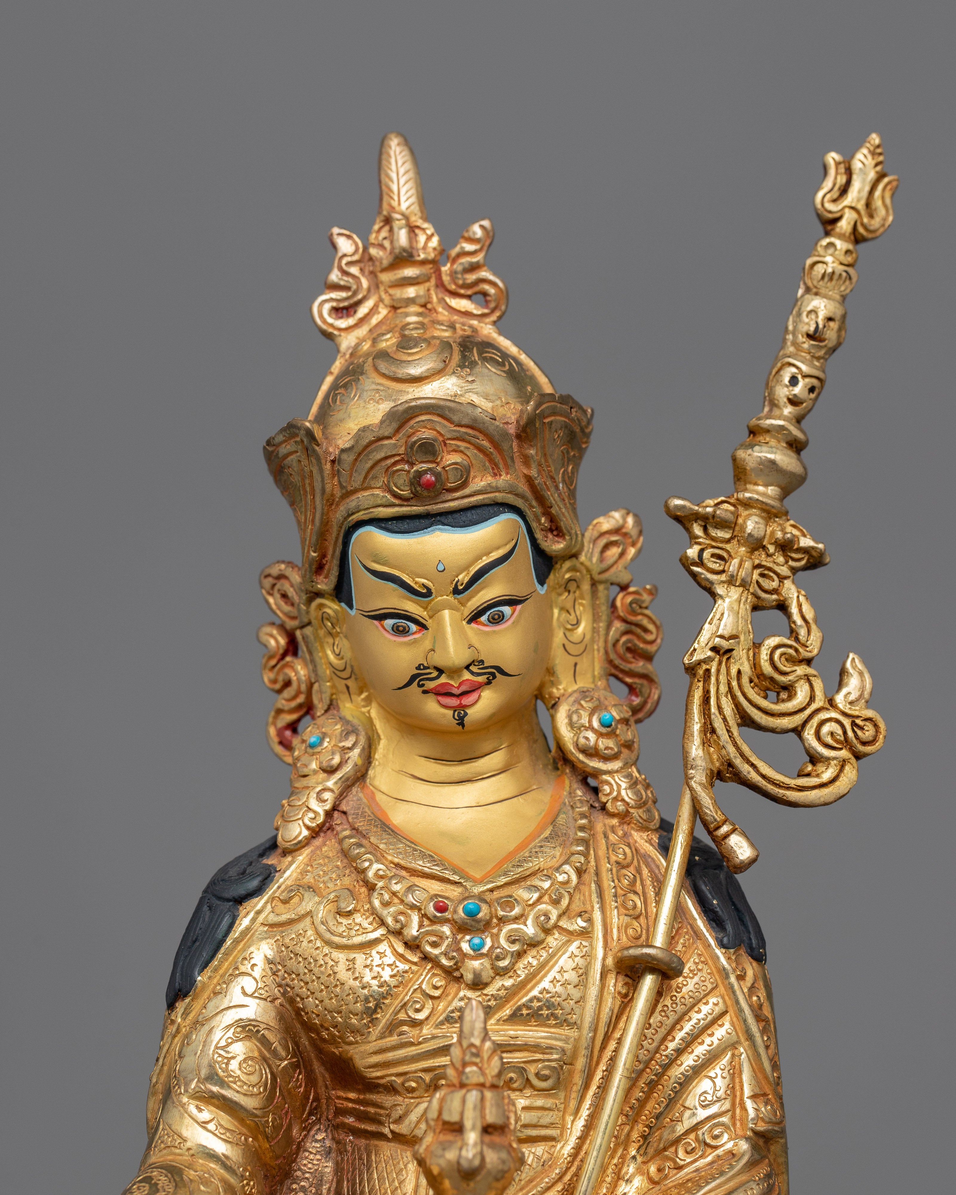 Guru Rinpoche Statue 9 Inch | Second Buddha Who Taught Vajrayana in Tibet