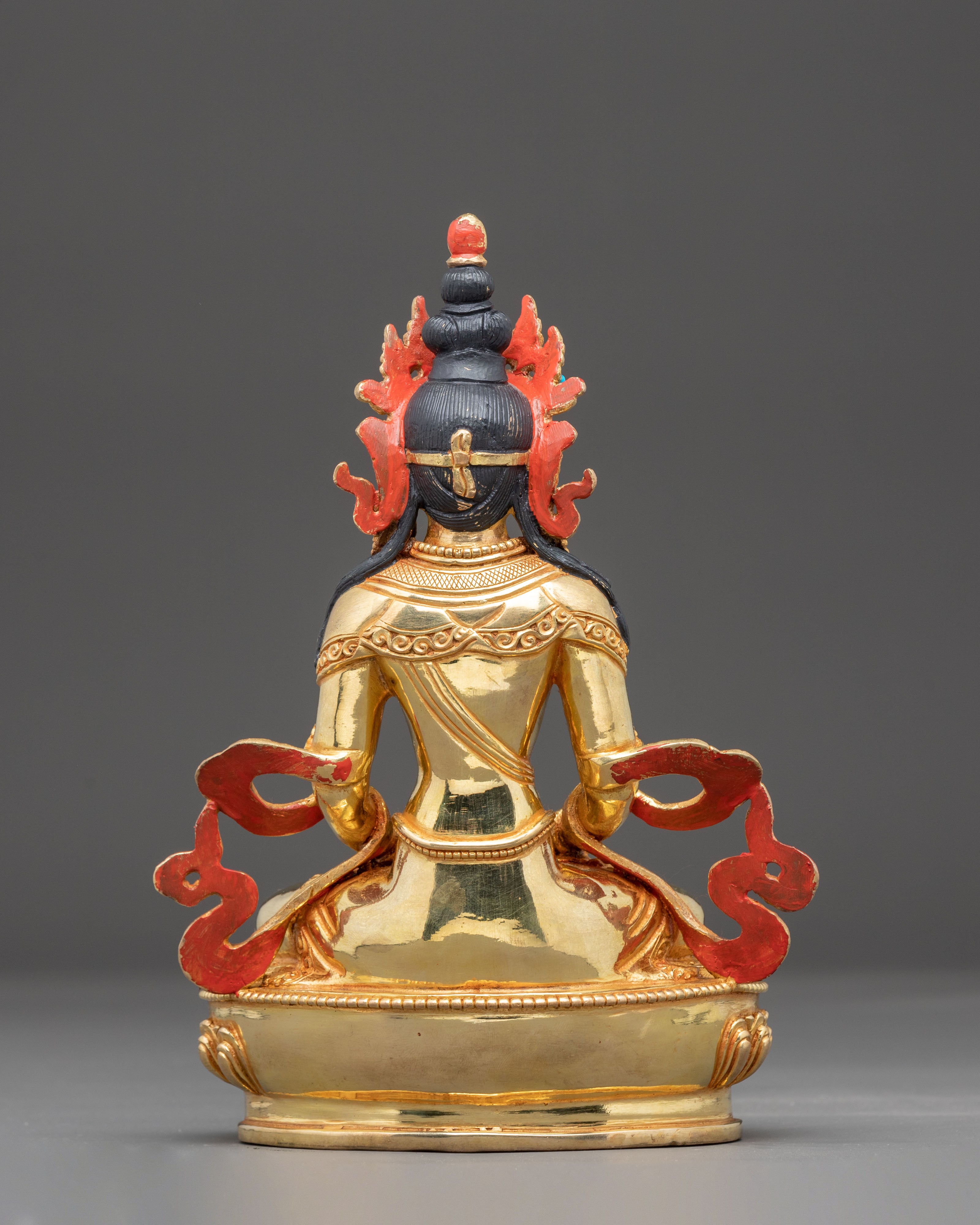 Amitayus Sculpture: Buddha of Infinite Life | Nepalese Handmade Art