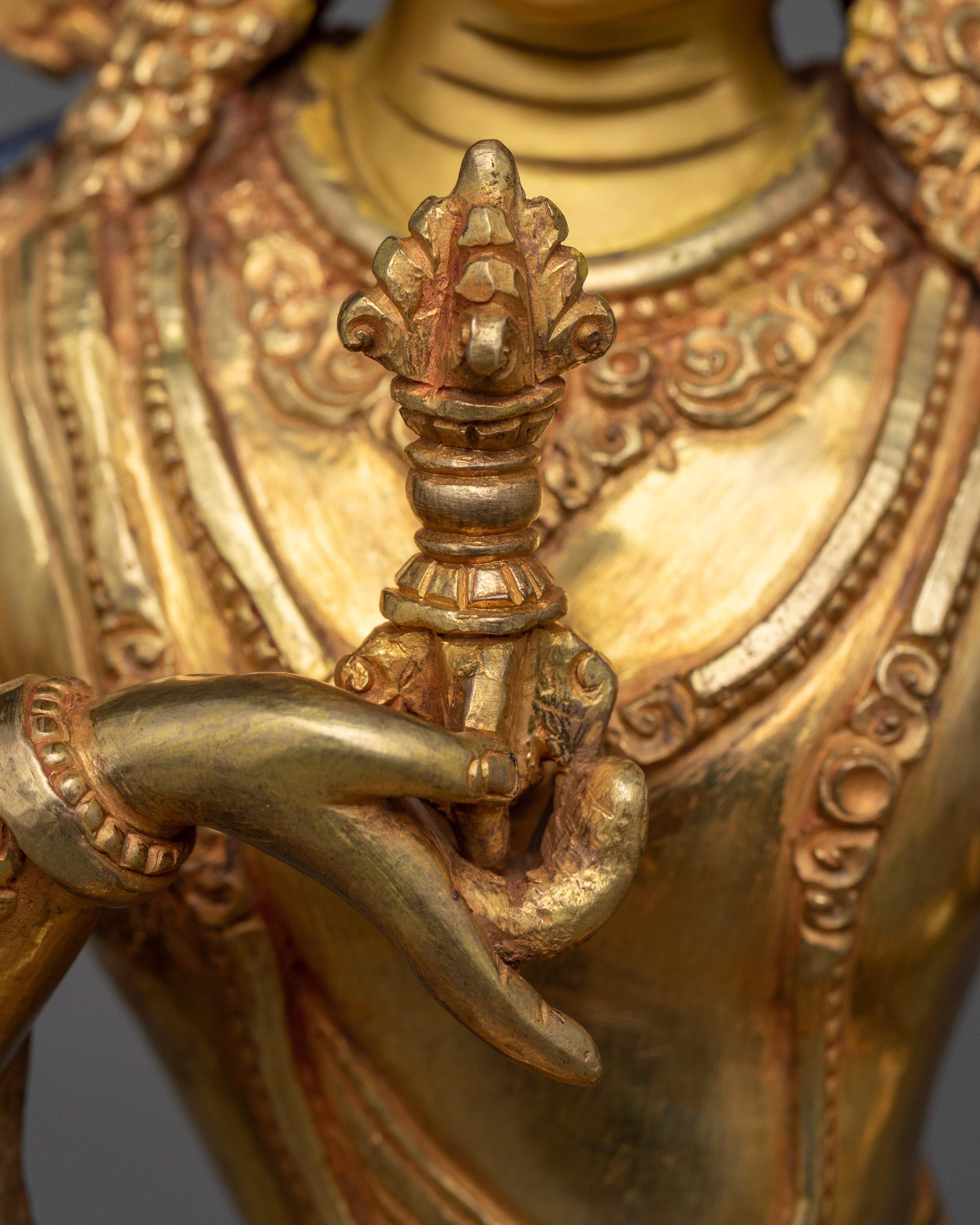 Vajrasattva 12.5 Inch Statue | Tibetan Dorjé Sempa Deity