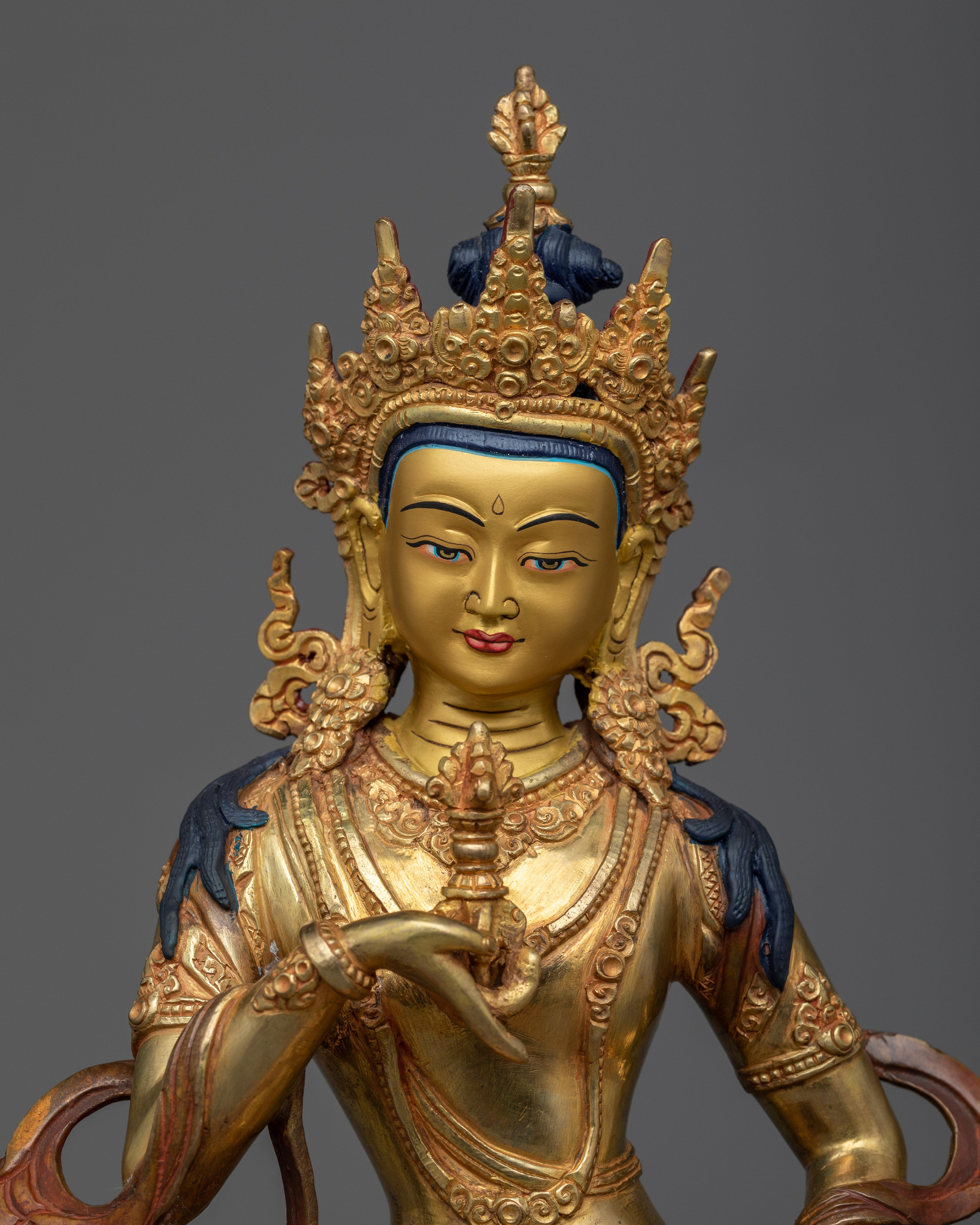 Vajrasattva 12.5 Inch Statue | Tibetan Dorjé Sempa Deity