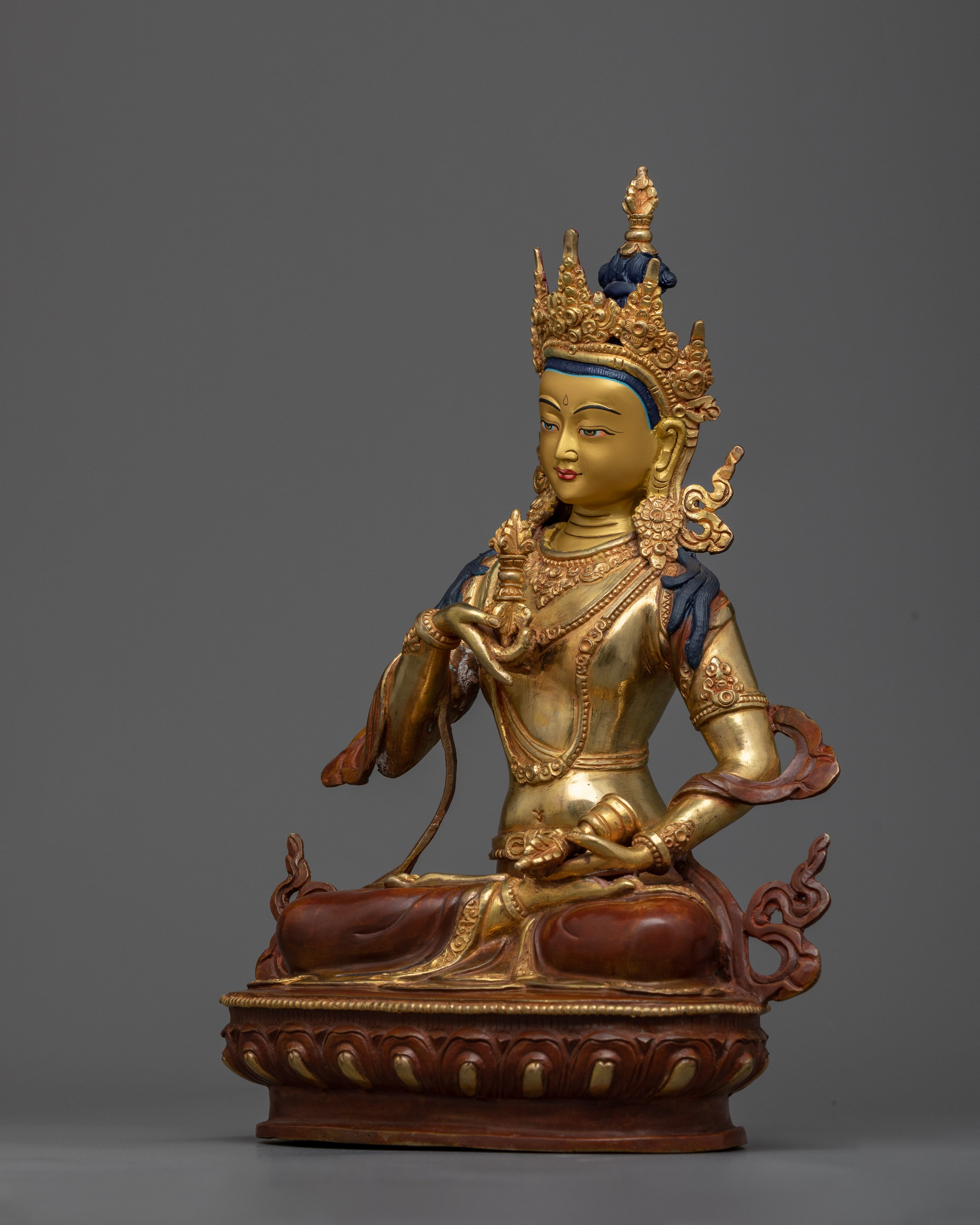 Vajrasattva 12.5 Inch Statue | Tibetan Dorjé Sempa Deity