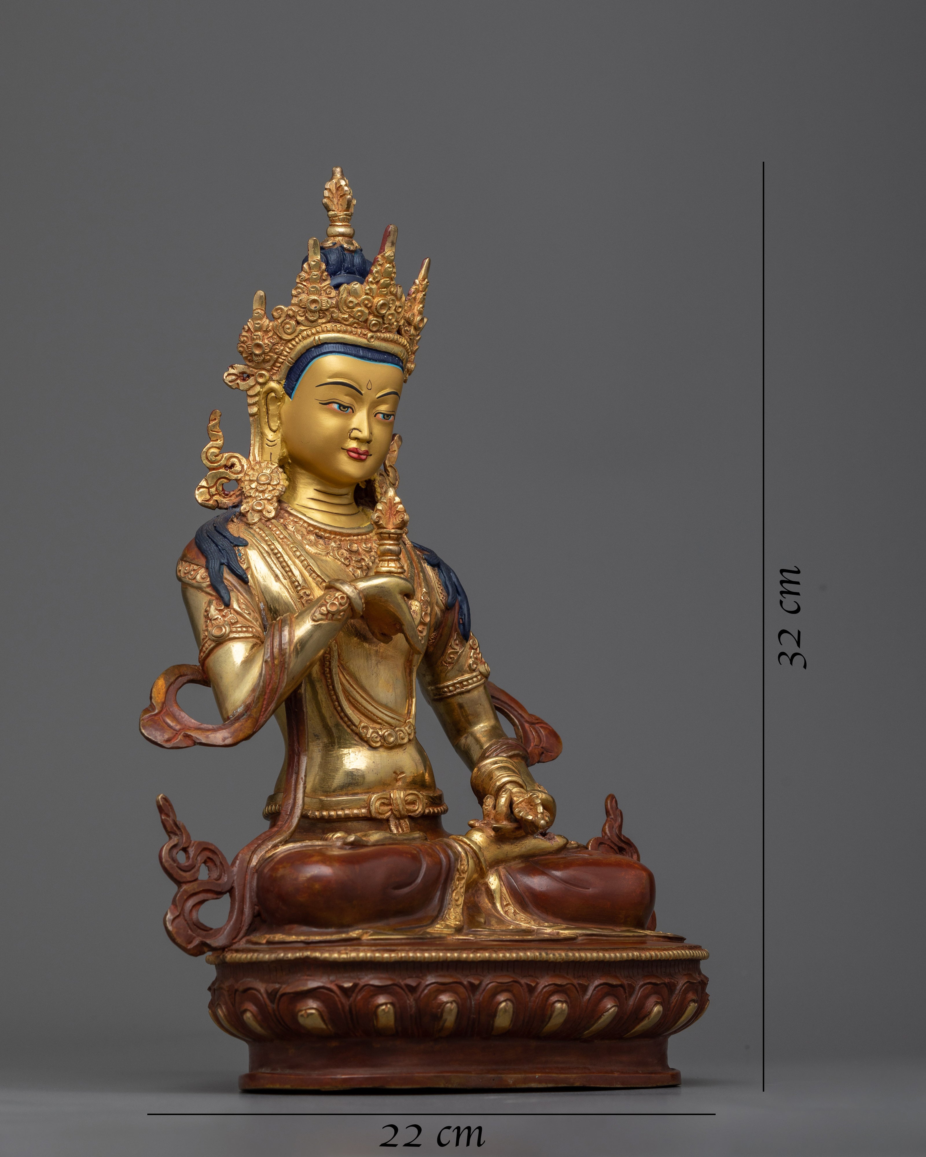 Vajrasattva 12.5 Inch Statue