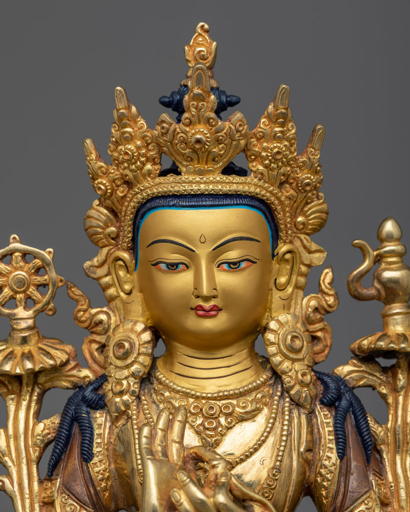 Maitreya Buddha Future Buddha Statue | Handmade in Nepal