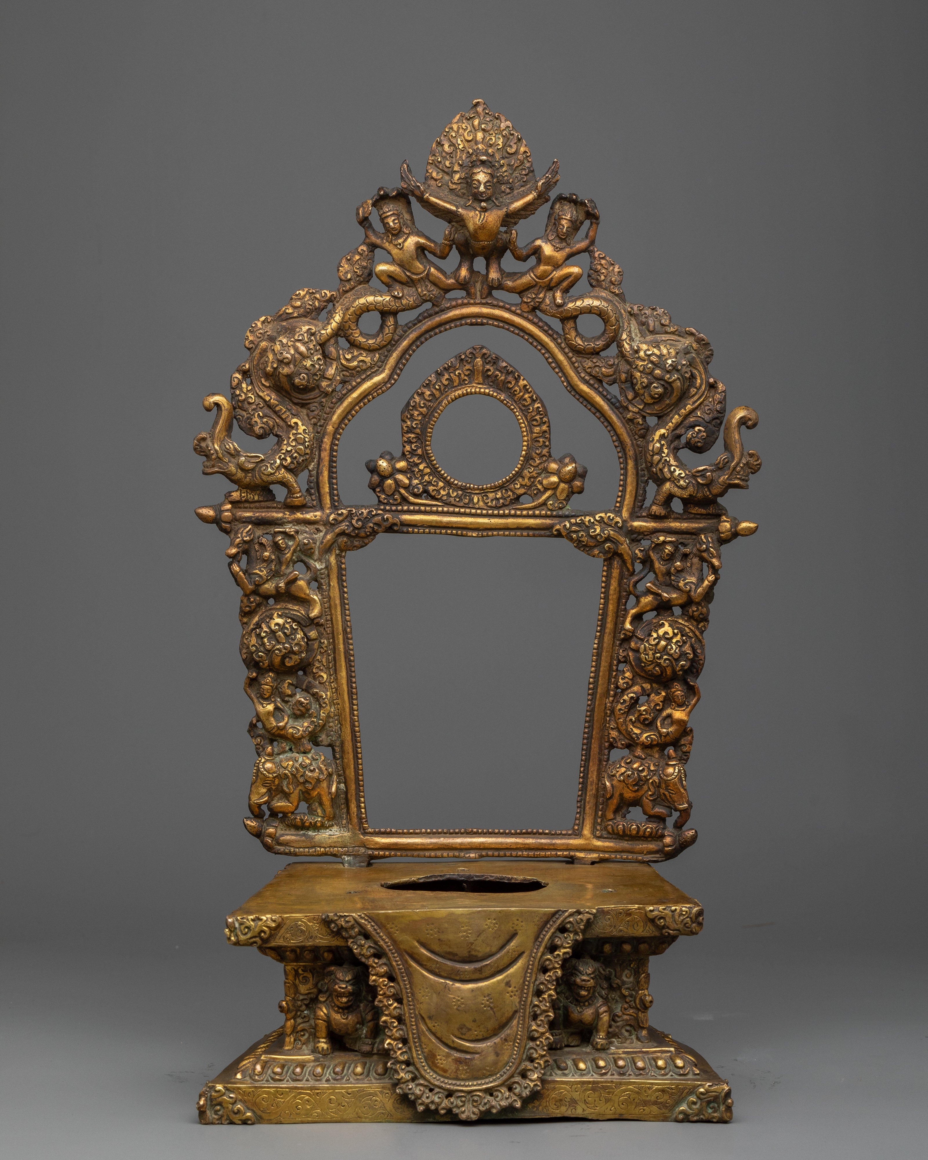 Amitabha Buddha Antique Finish Statue | Infinite Light Figure