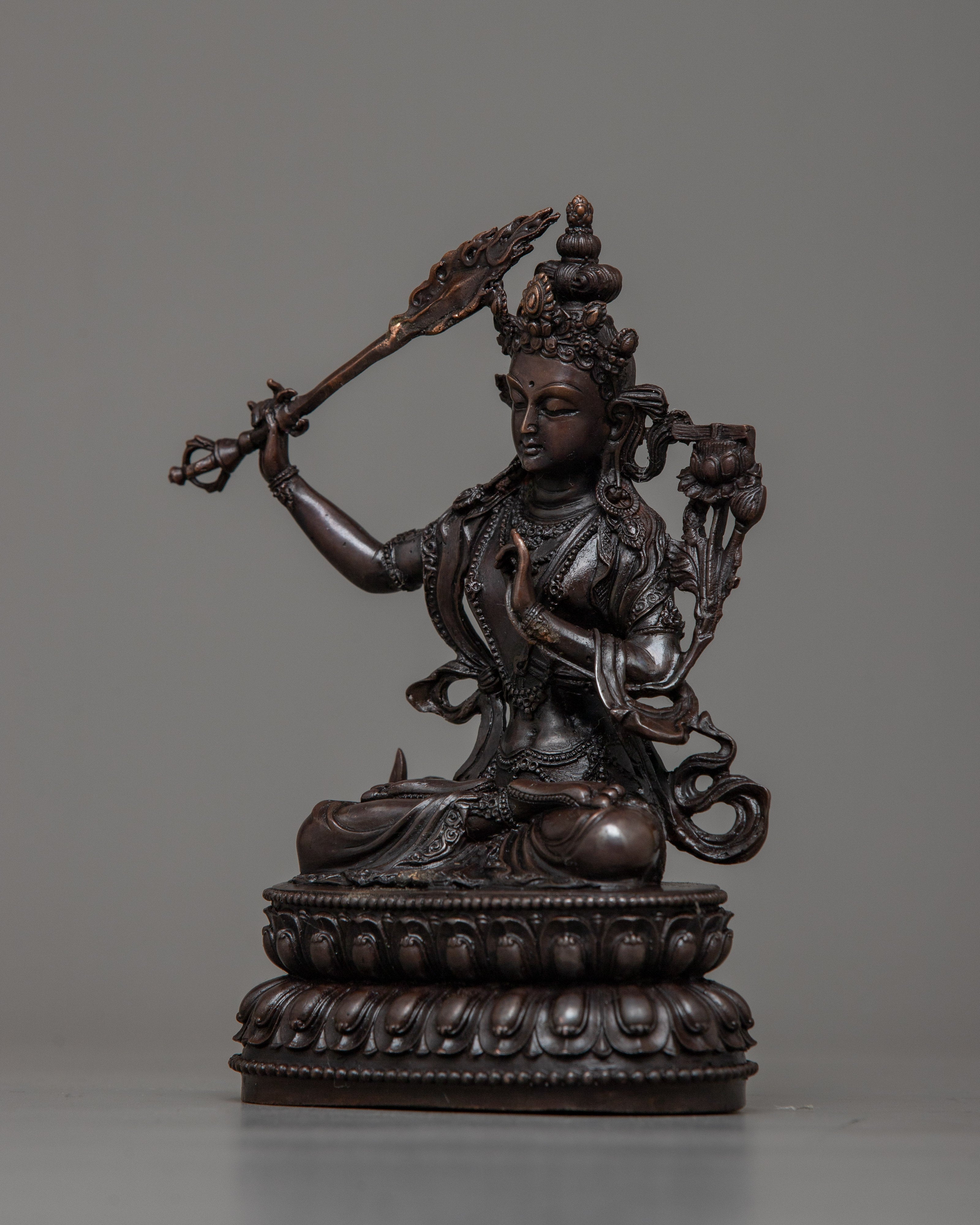 miniature-manjushri-statuette