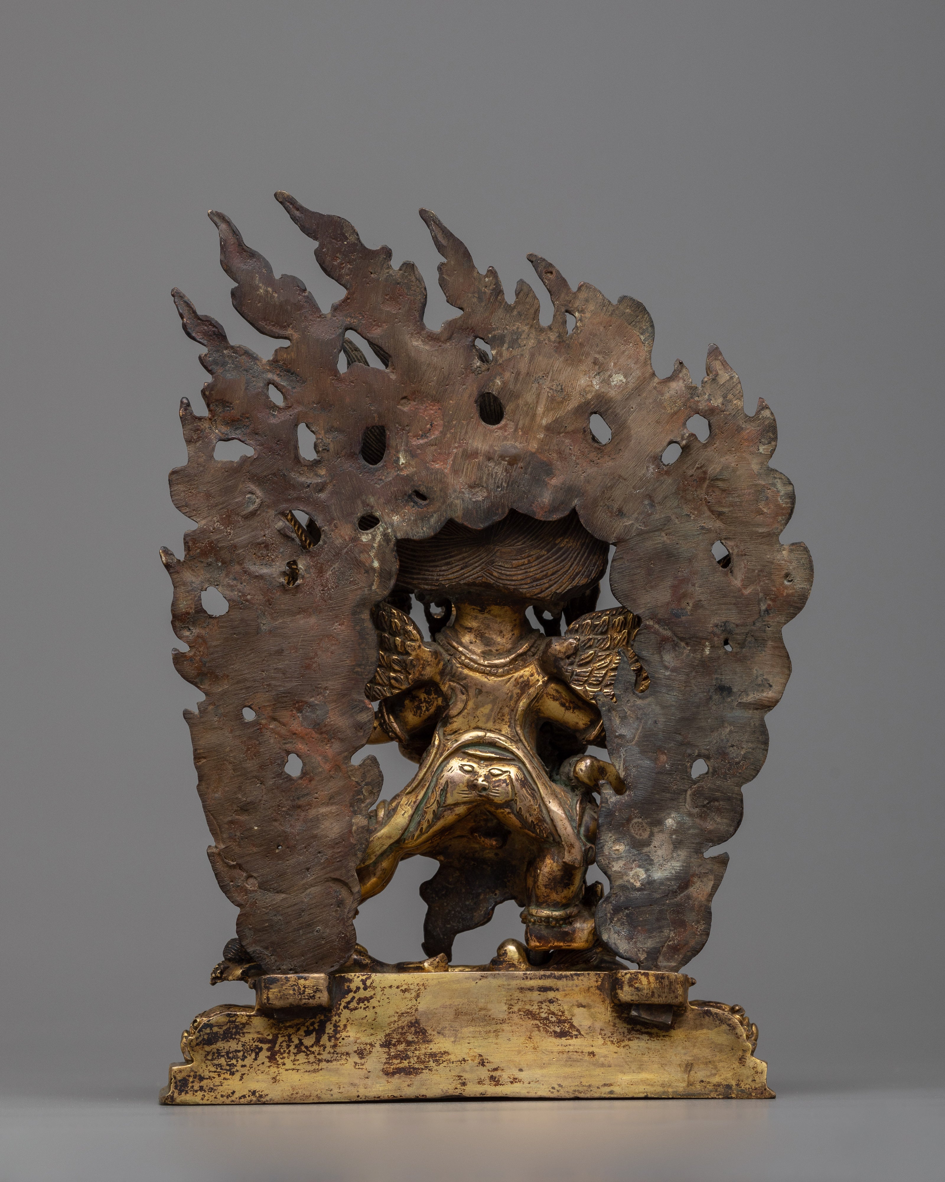 Vajrakilaya Antique Finished Statue