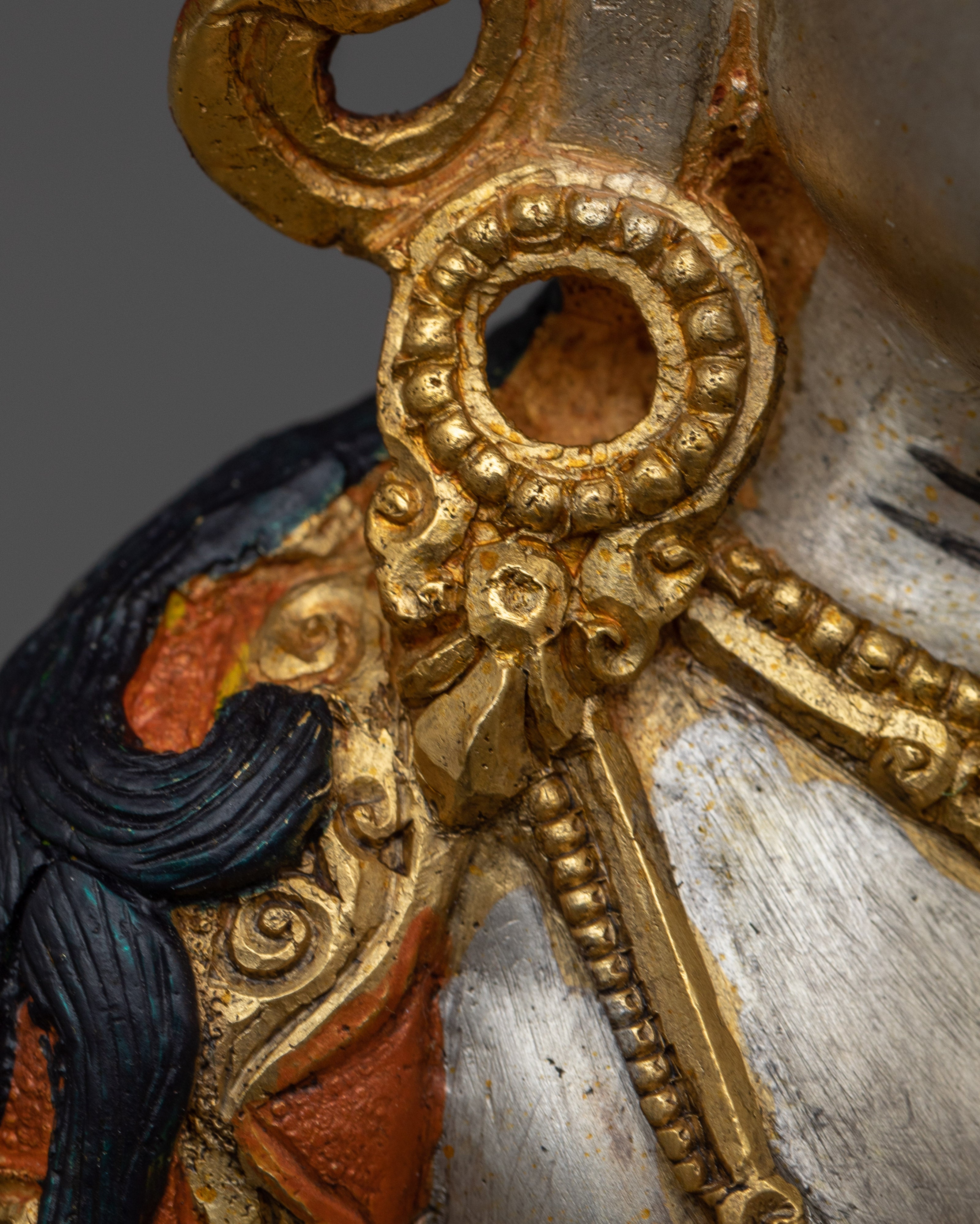 22cm Vajrasattva Statue | Tibetan Dorje Sempa Sculpture