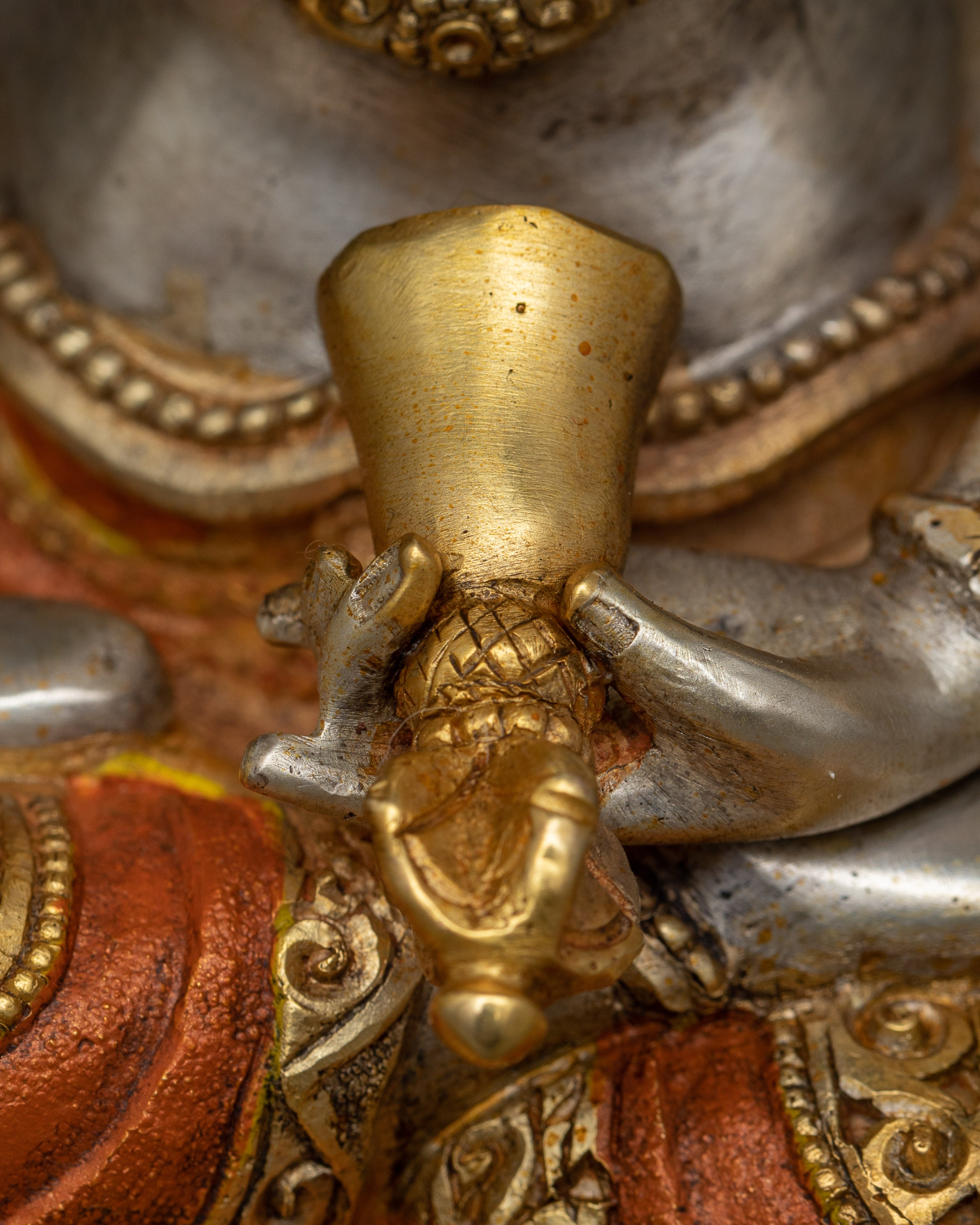 22cm Vajrasattva Statue | Tibetan Dorje Sempa Sculpture