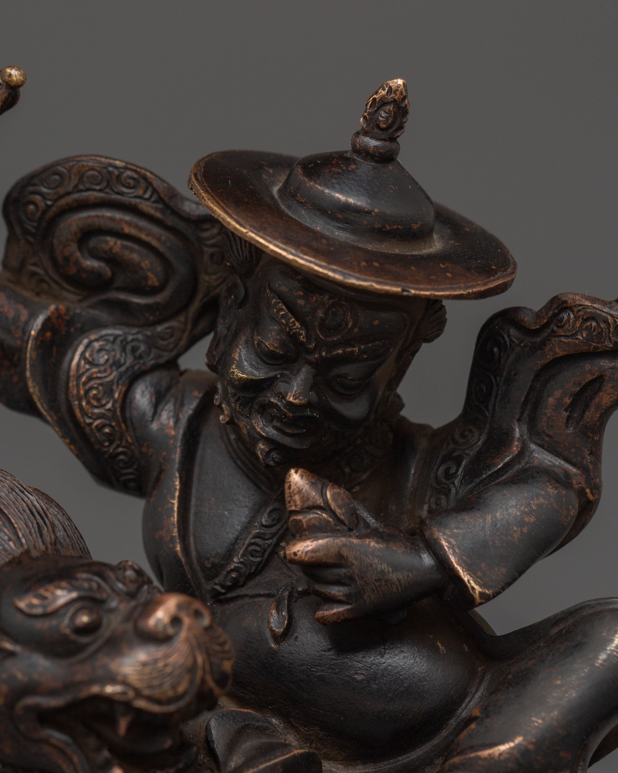 Statue of Protector Dorje Legpa | Wrathful Dharma Guardian