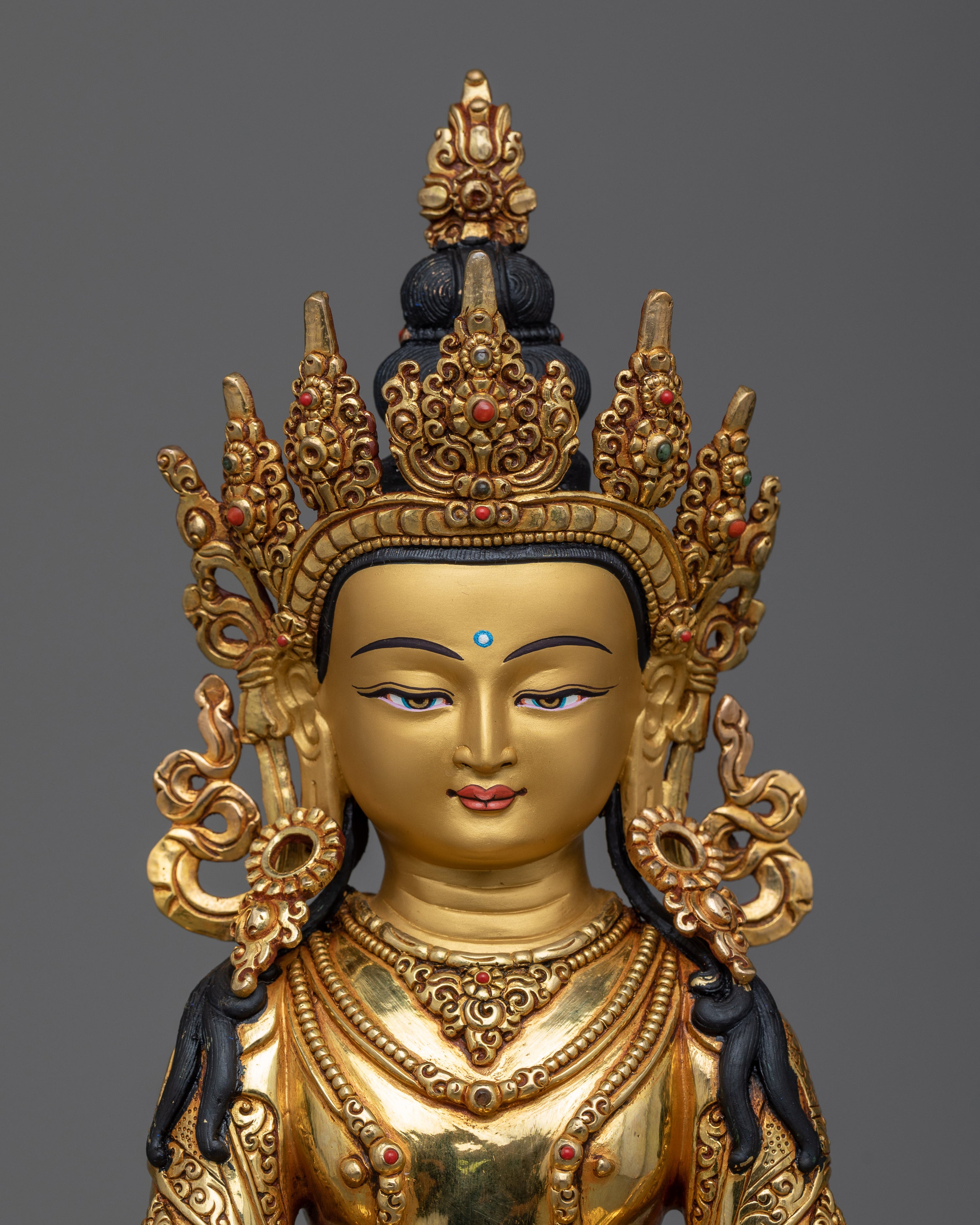 Tibetan Mitrugpa Statue | Askhobhya one of Dhyani Buddha