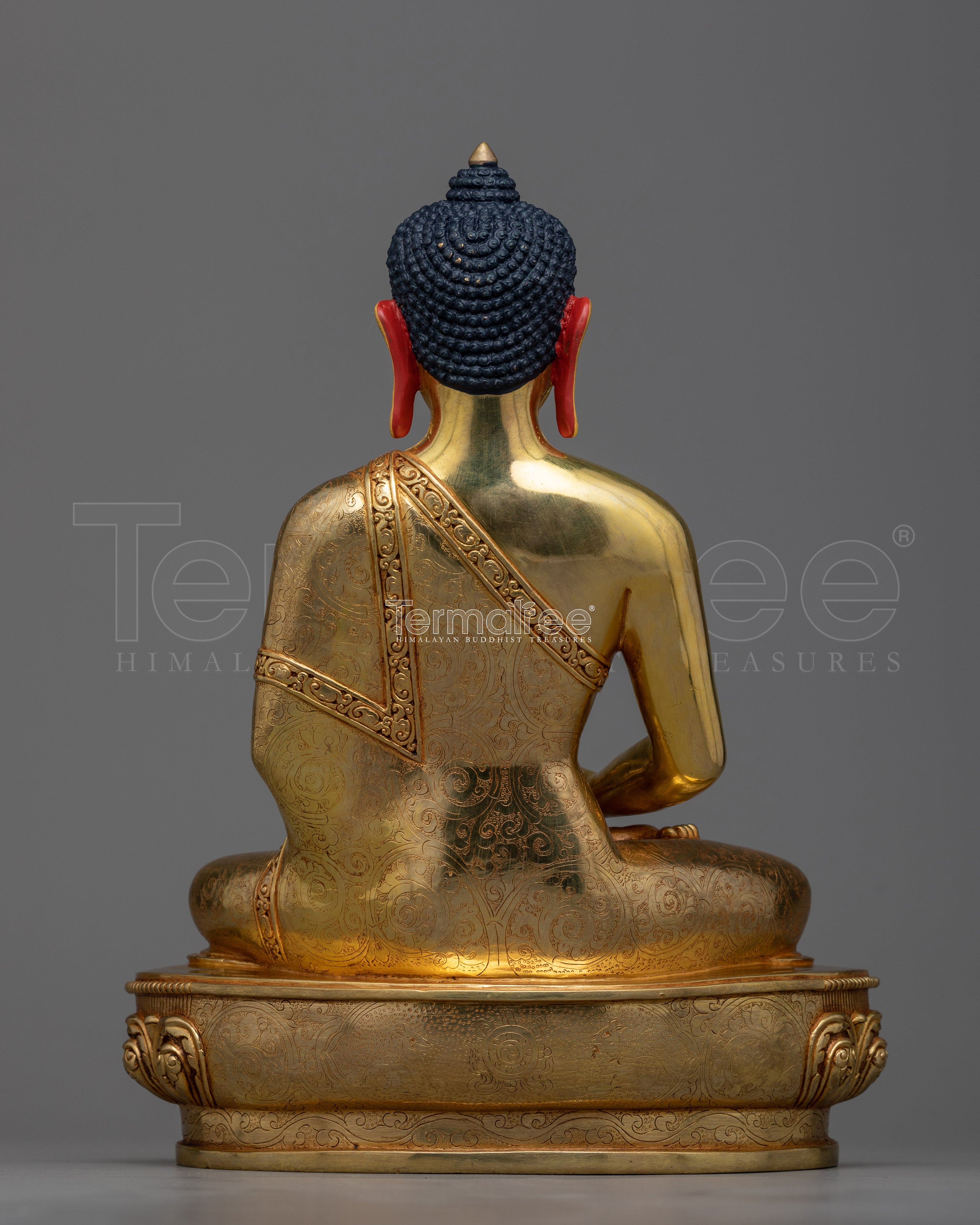 11 Inch Amitabha Buddha Gold Statue | Infinite Light Buddha of Pure Land