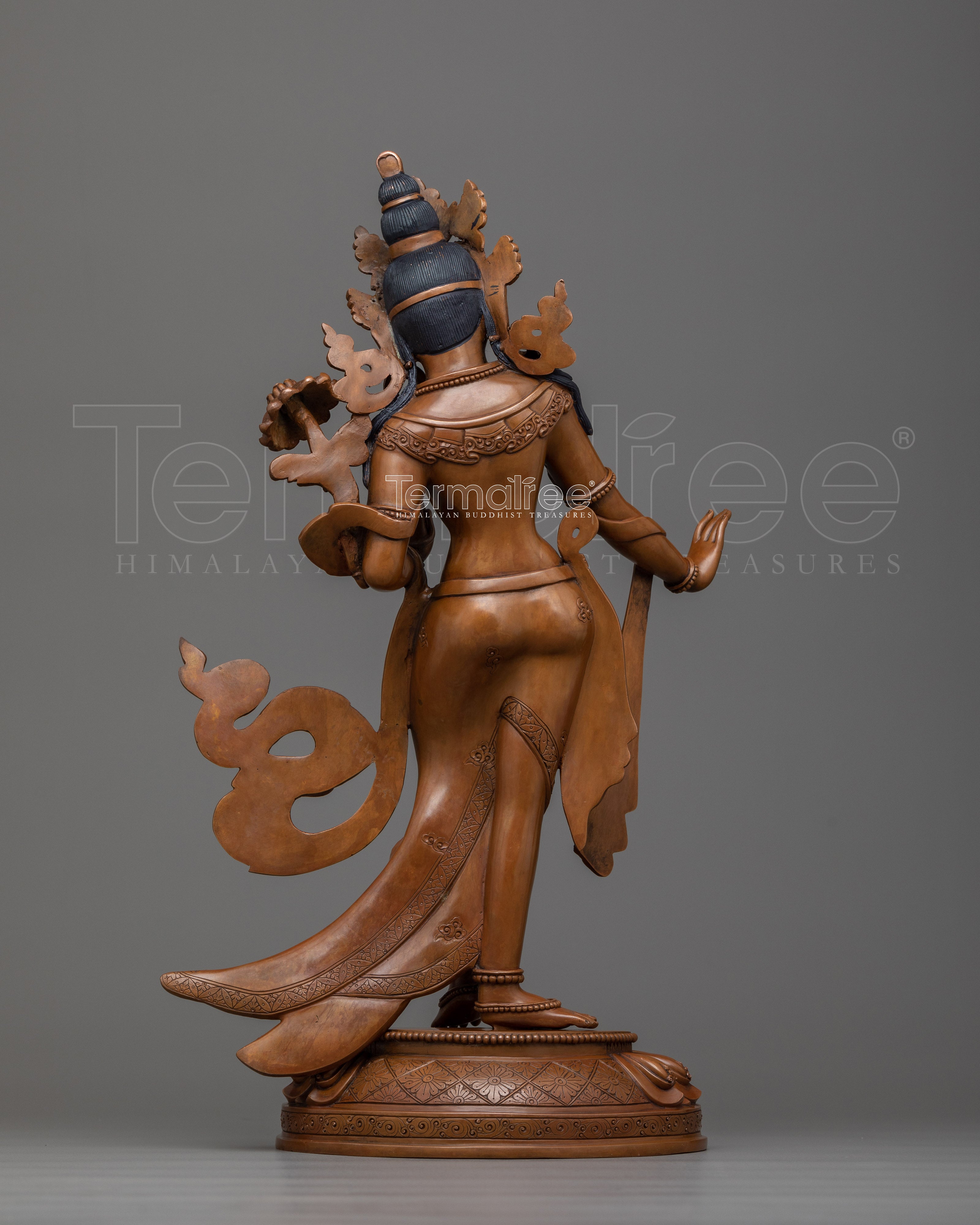 Sacred Standing White Tara Statue | Guardian of Peace
