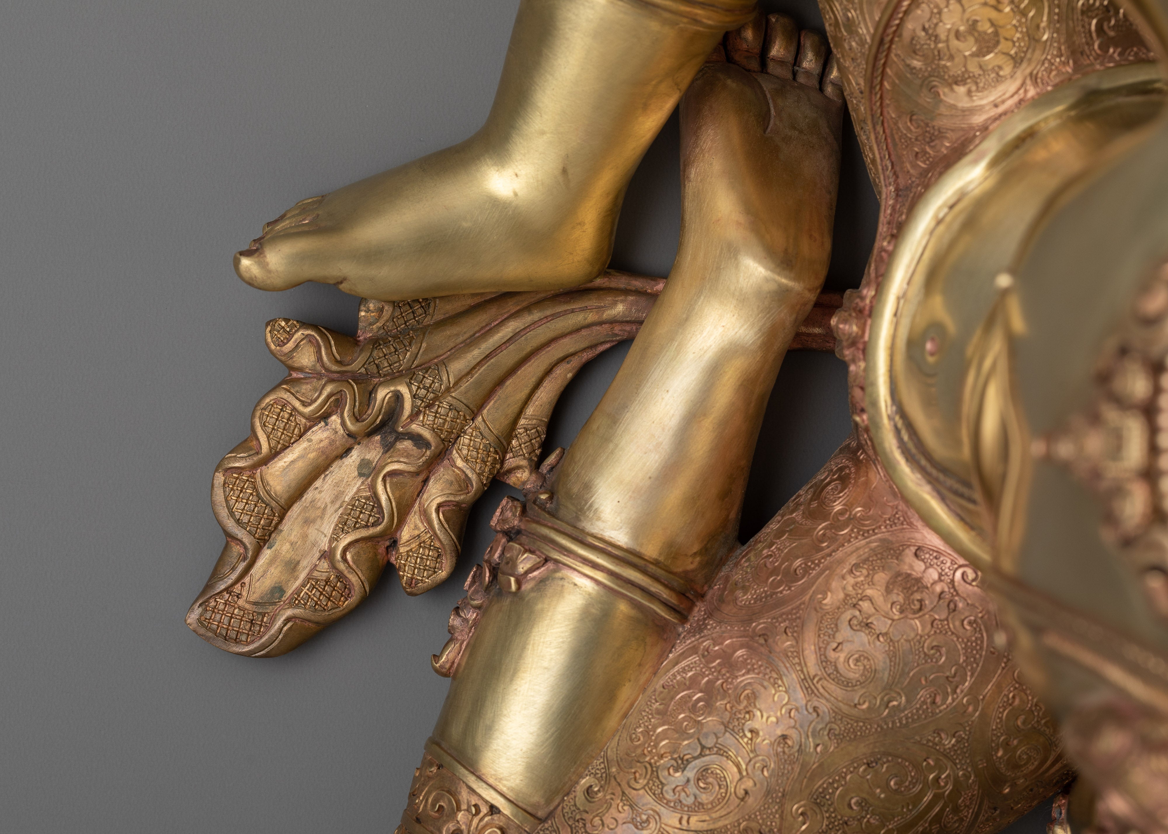 Two-Armed Chenrezig Statue | Masterfully Hand-carved Sculpture