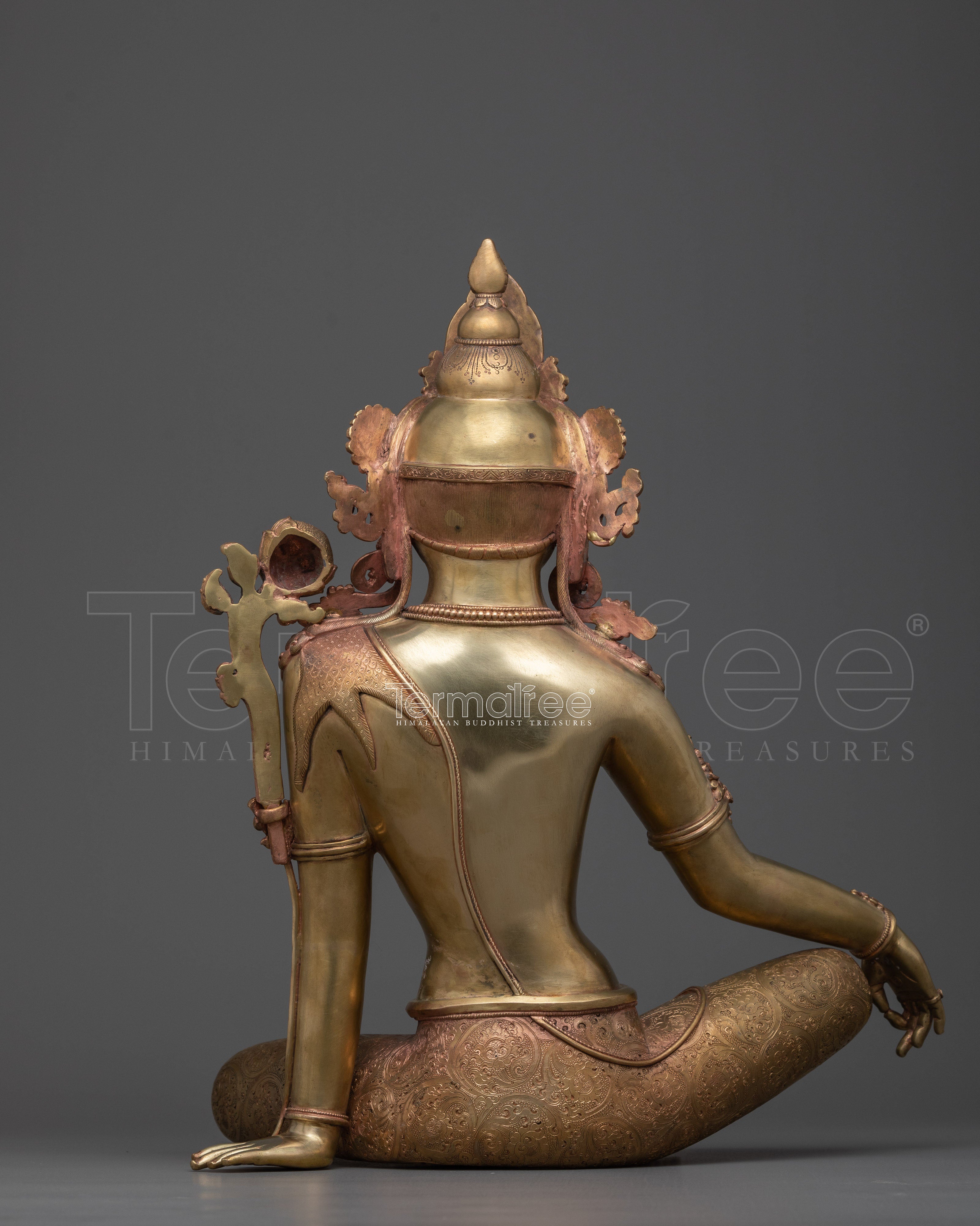 Two-Armed Chenrezig Statue | Masterfully Hand-carved Sculpture