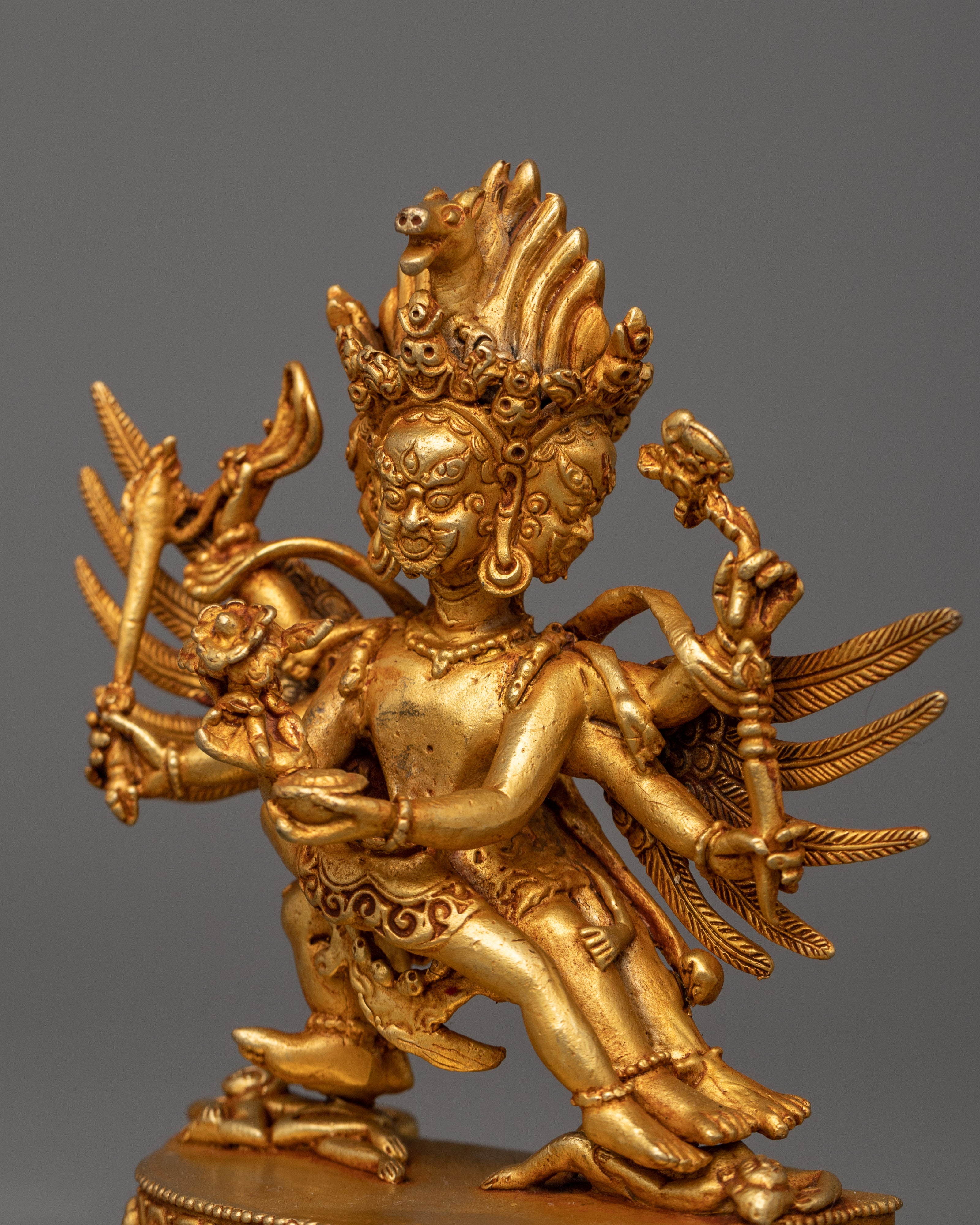 Invoke Spiritual Resonance with the Small Hayagriva | A Harmonious Fusion of Divinity