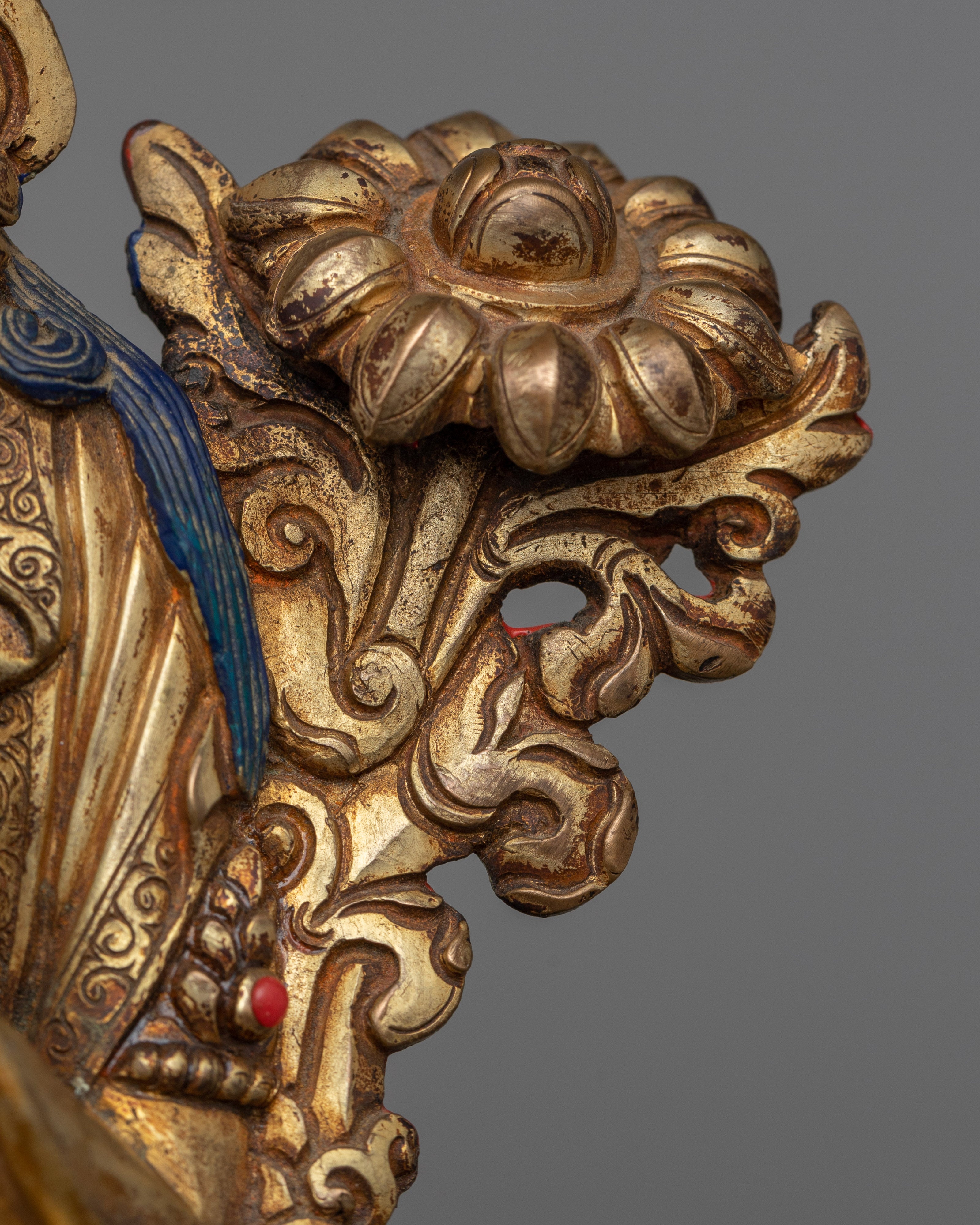 Antique-Looking Green Tara Sculpture | Discover Serenity with Our Sculpture