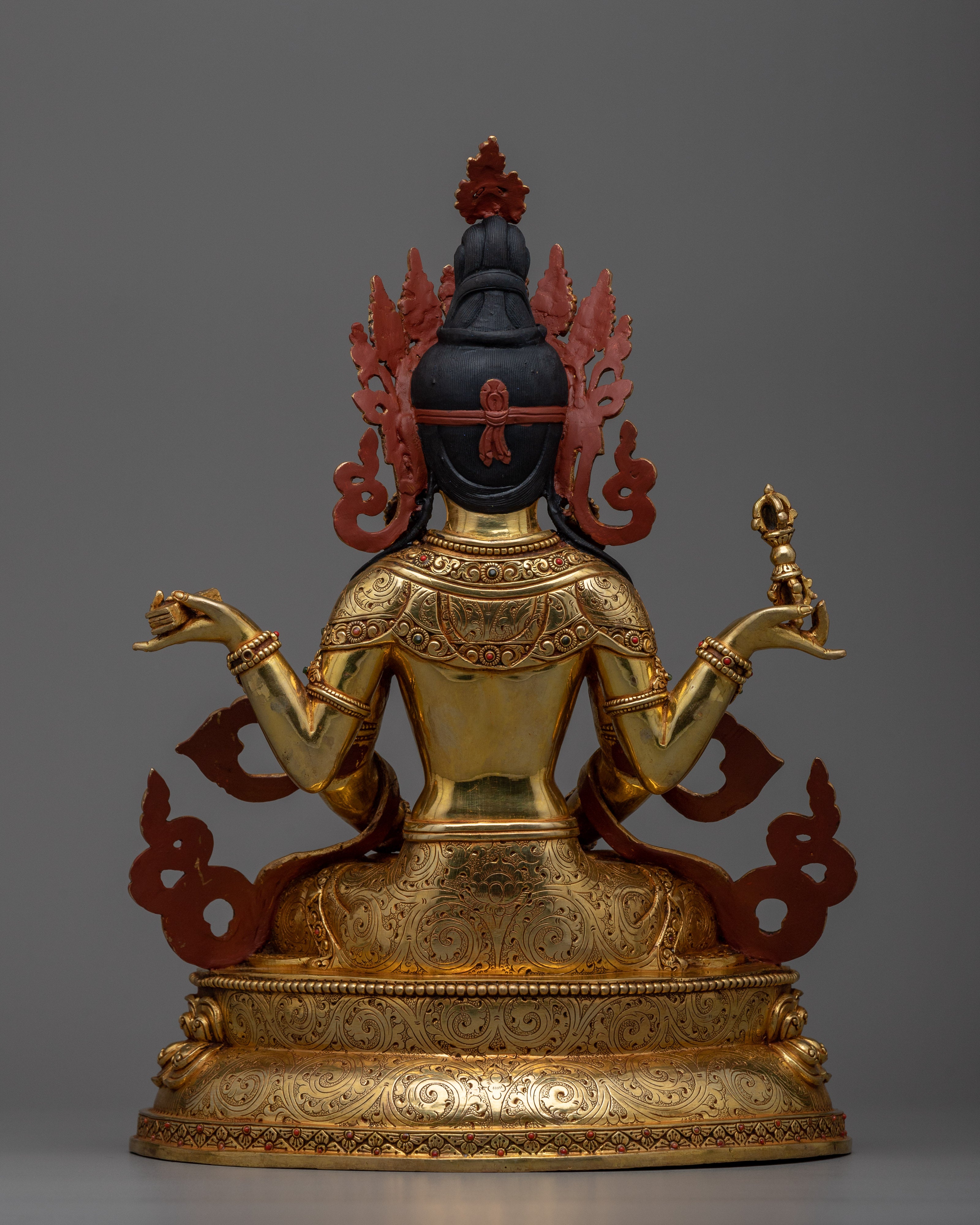 Journey of Wisdom with Our Prajna Paramita Statue | 24k Gold Gilded Artistry