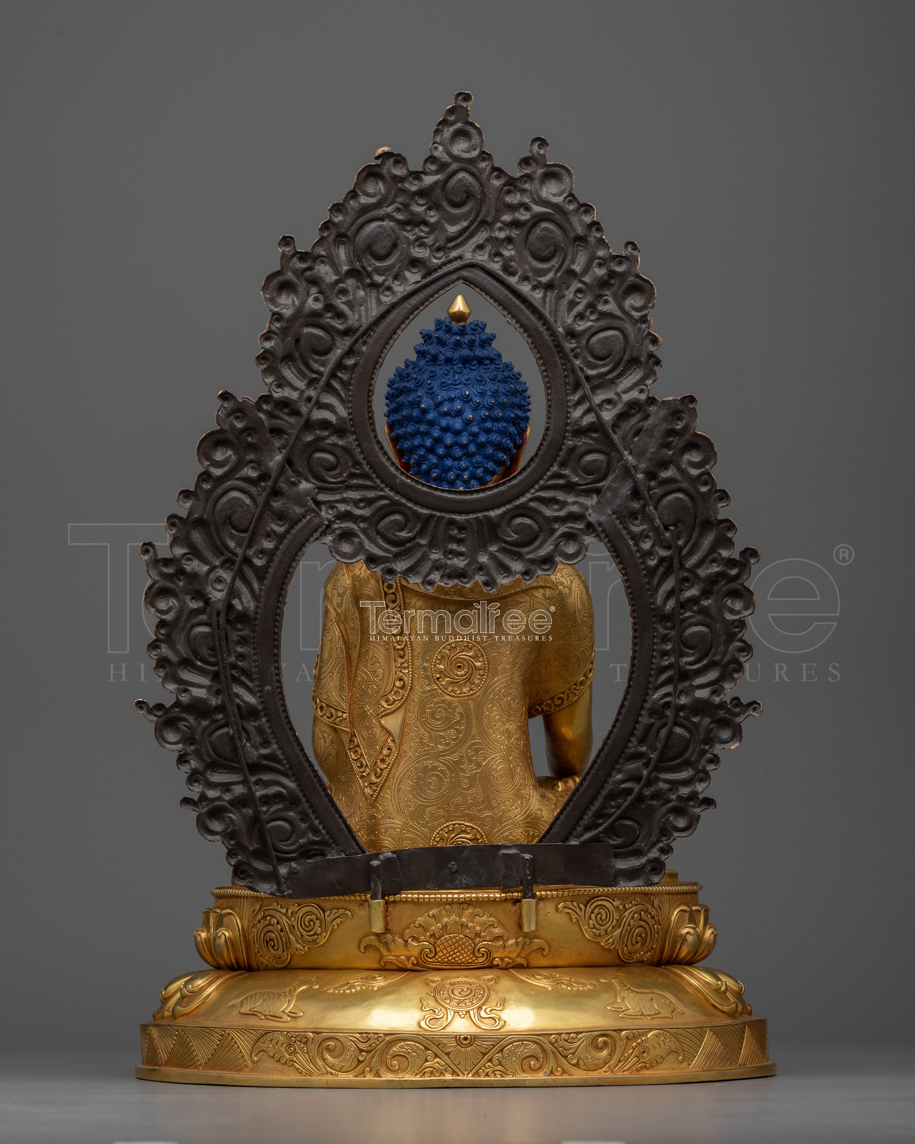 Siddhartha Gautama Gold Statue | Handmade Sculpture of Shakyamuni Buddha