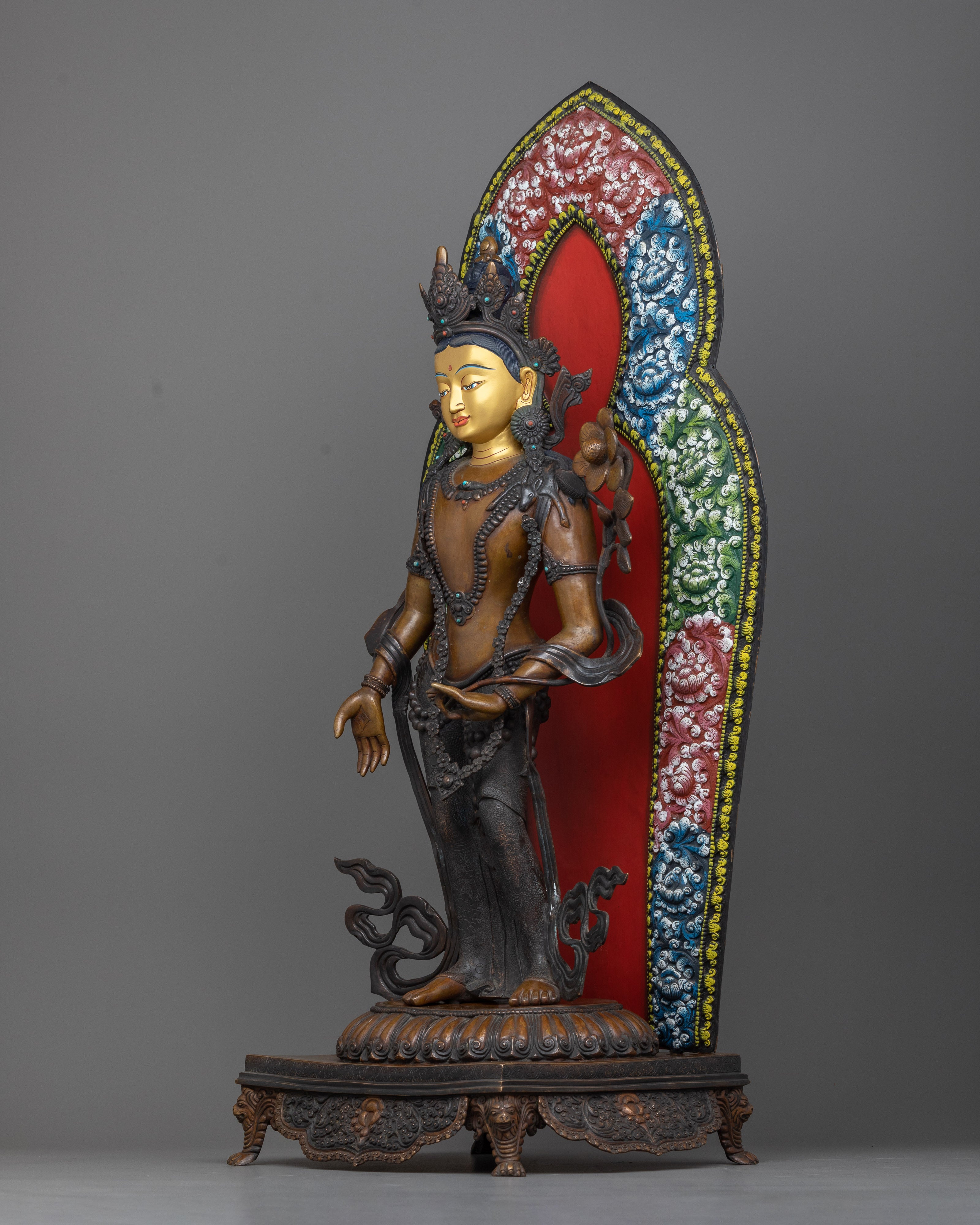 Large Standing Chenrezig Statue | Boddhisattva of Compassion