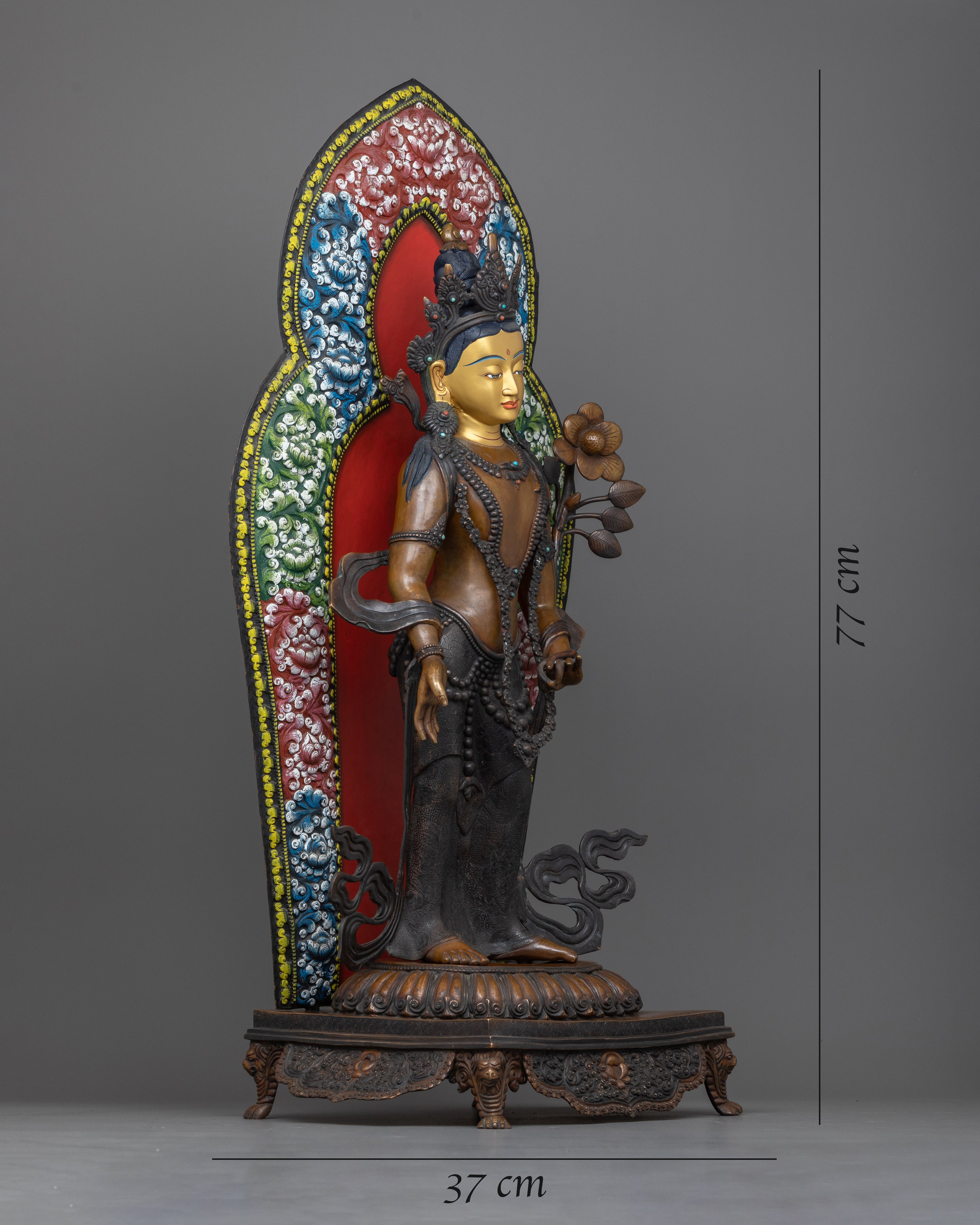Large Standing Chenrezig Statue