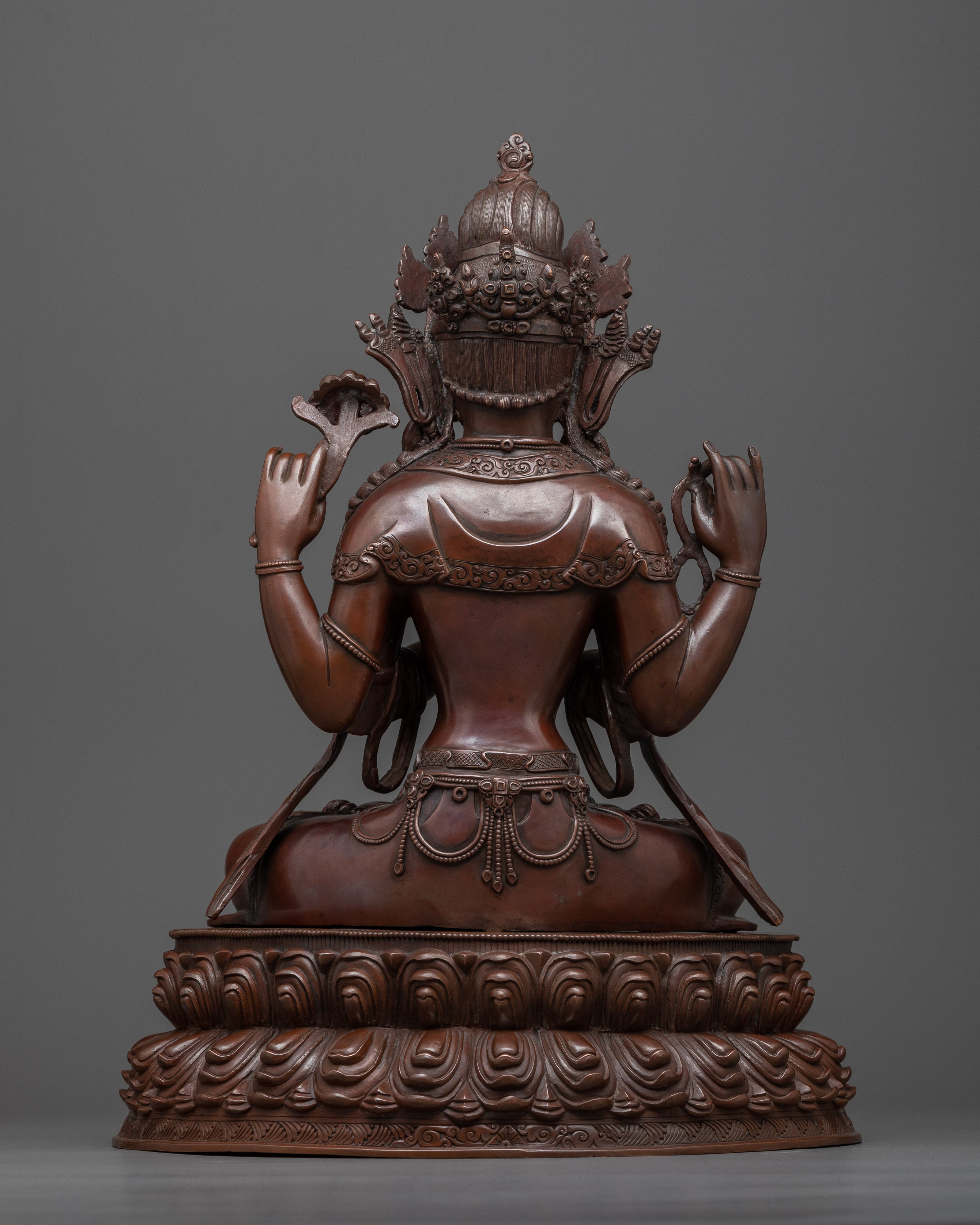 Hand Crafted Chenrezig Statue