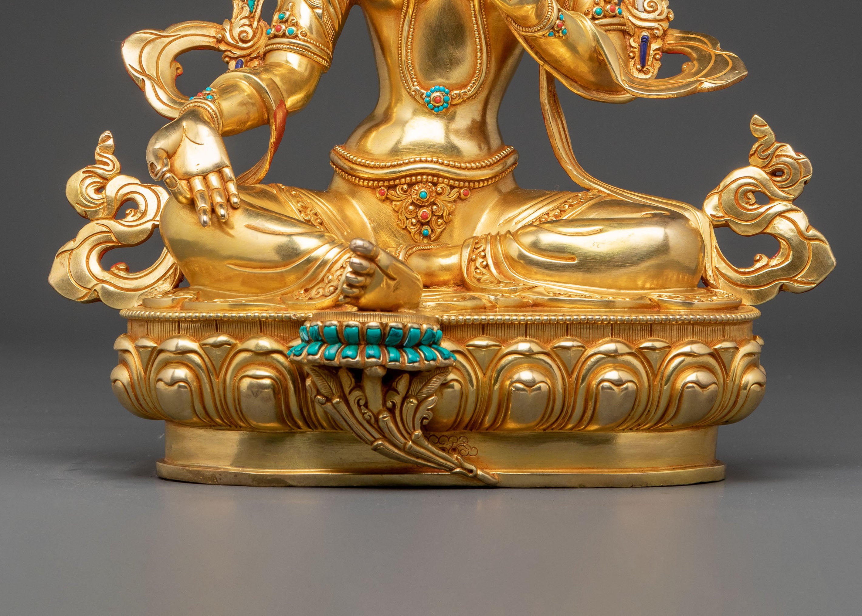 Handmade Statue of Compassionate Mother Green Tara